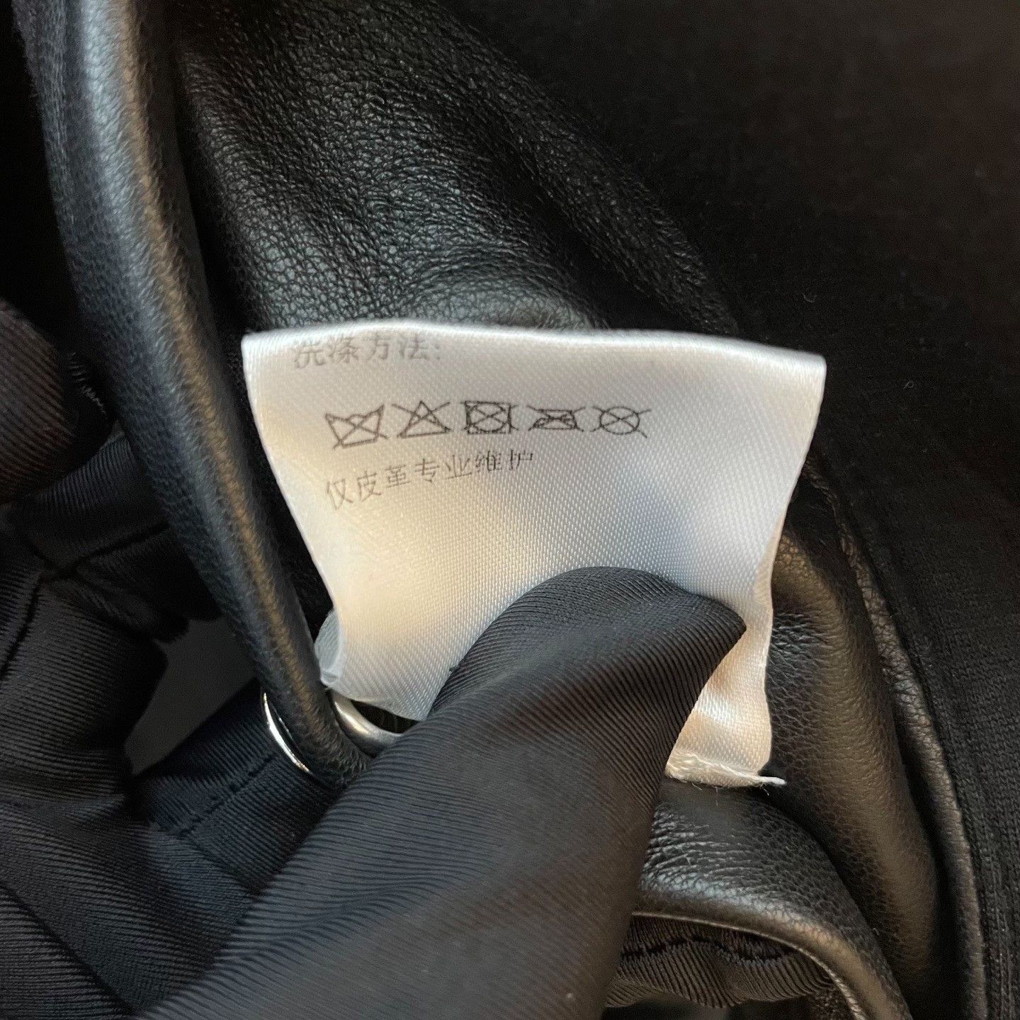 Givenchy GIVENCHY Black Sheepskin Space Sponge Hooded Leather Jacket Size US XS / EU 42 / 0 - 6 Thumbnail