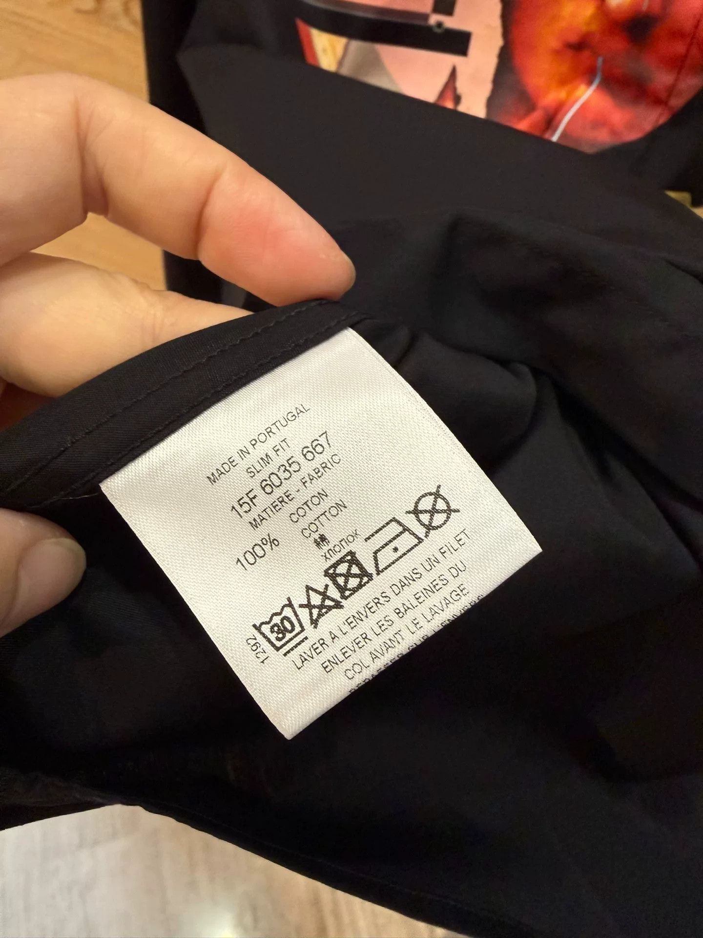 Givenchy Givenchy Black Pixel Art Long-Sleeve Shirt Size US XXS / EU 40 - 5 Thumbnail