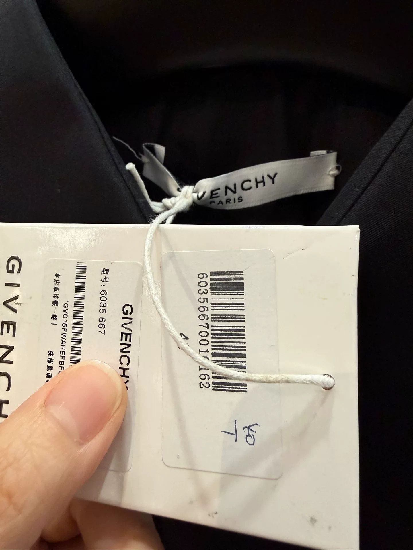 Givenchy Givenchy Black Pixel Art Long-Sleeve Shirt Size US XXS / EU 40 - 4 Thumbnail