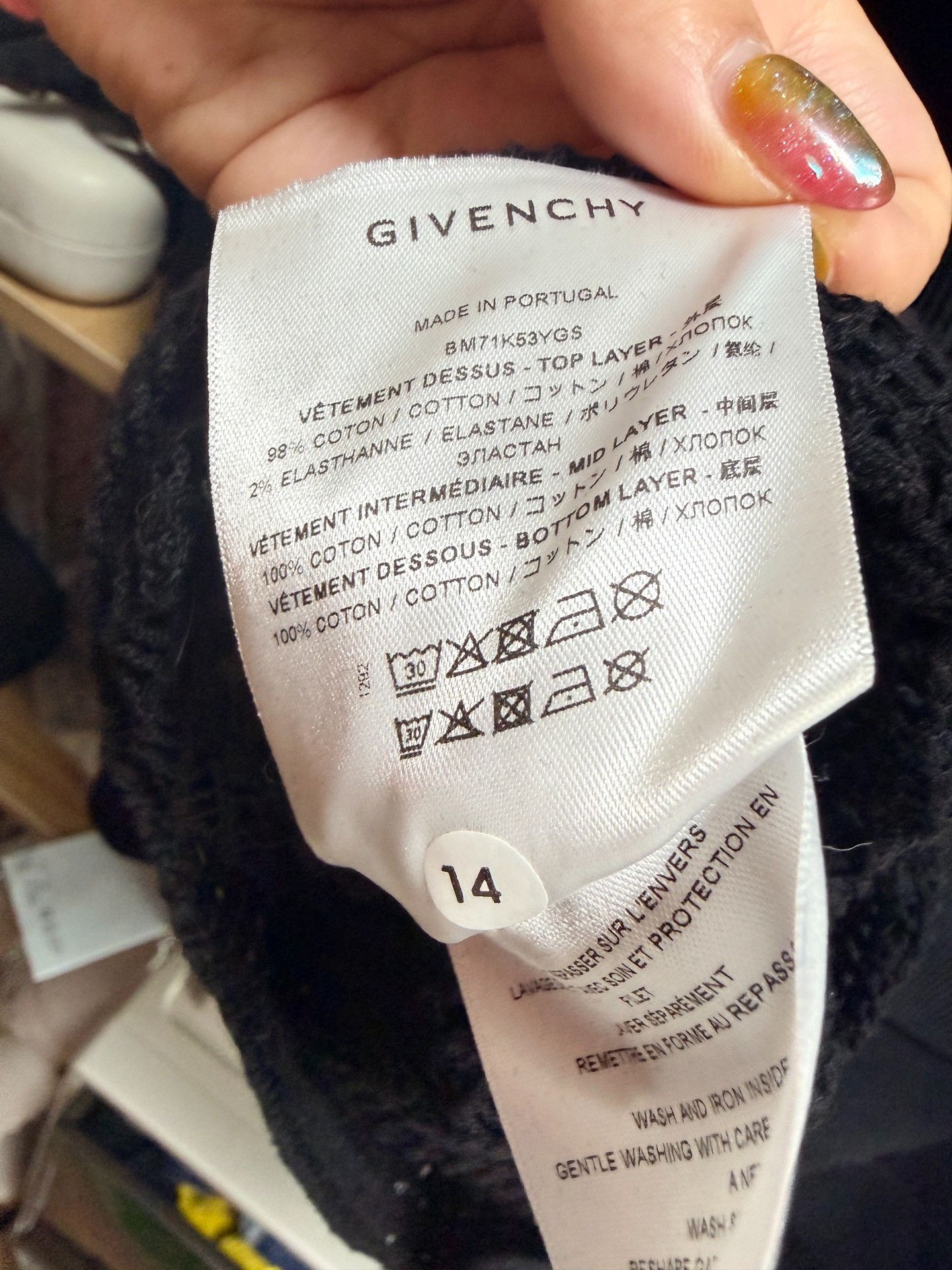Givenchy Givenchy Black Deconstructed Hoodie Size US XL / EU 56 / 4 - 5 Thumbnail