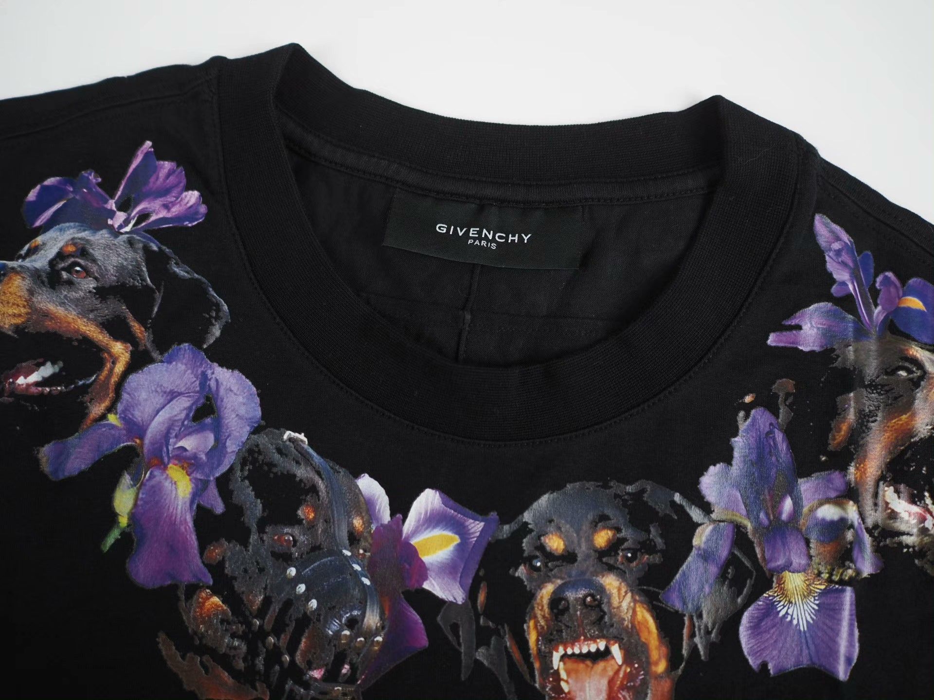 Givenchy GIVENCHY SS12 FLORAL ROTTWEILER TEE Size US S / EU 44-46 / 1 - 3 Thumbnail