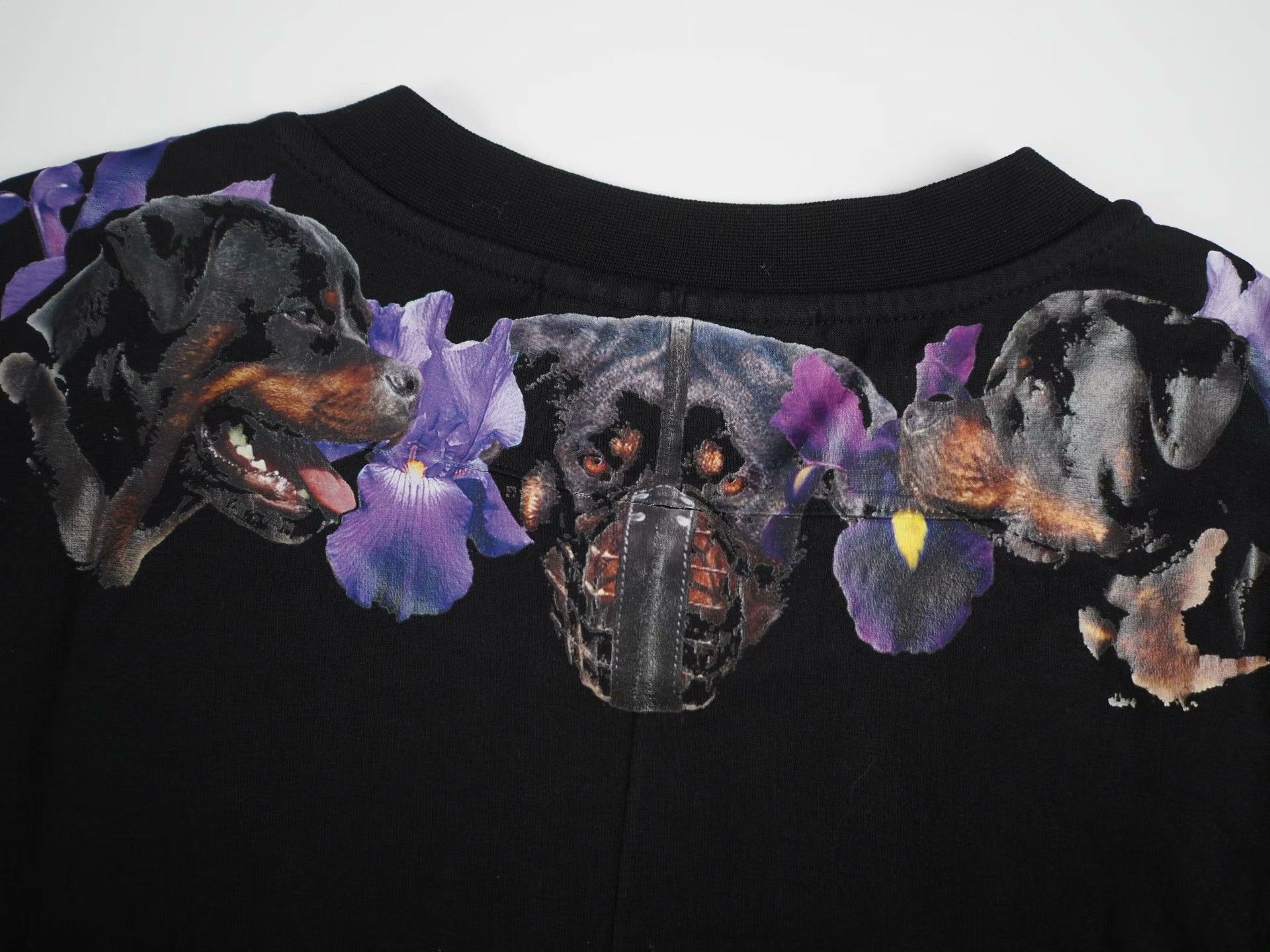 Givenchy GIVENCHY SS12 FLORAL ROTTWEILER TEE Size US S / EU 44-46 / 1 - 4 Thumbnail