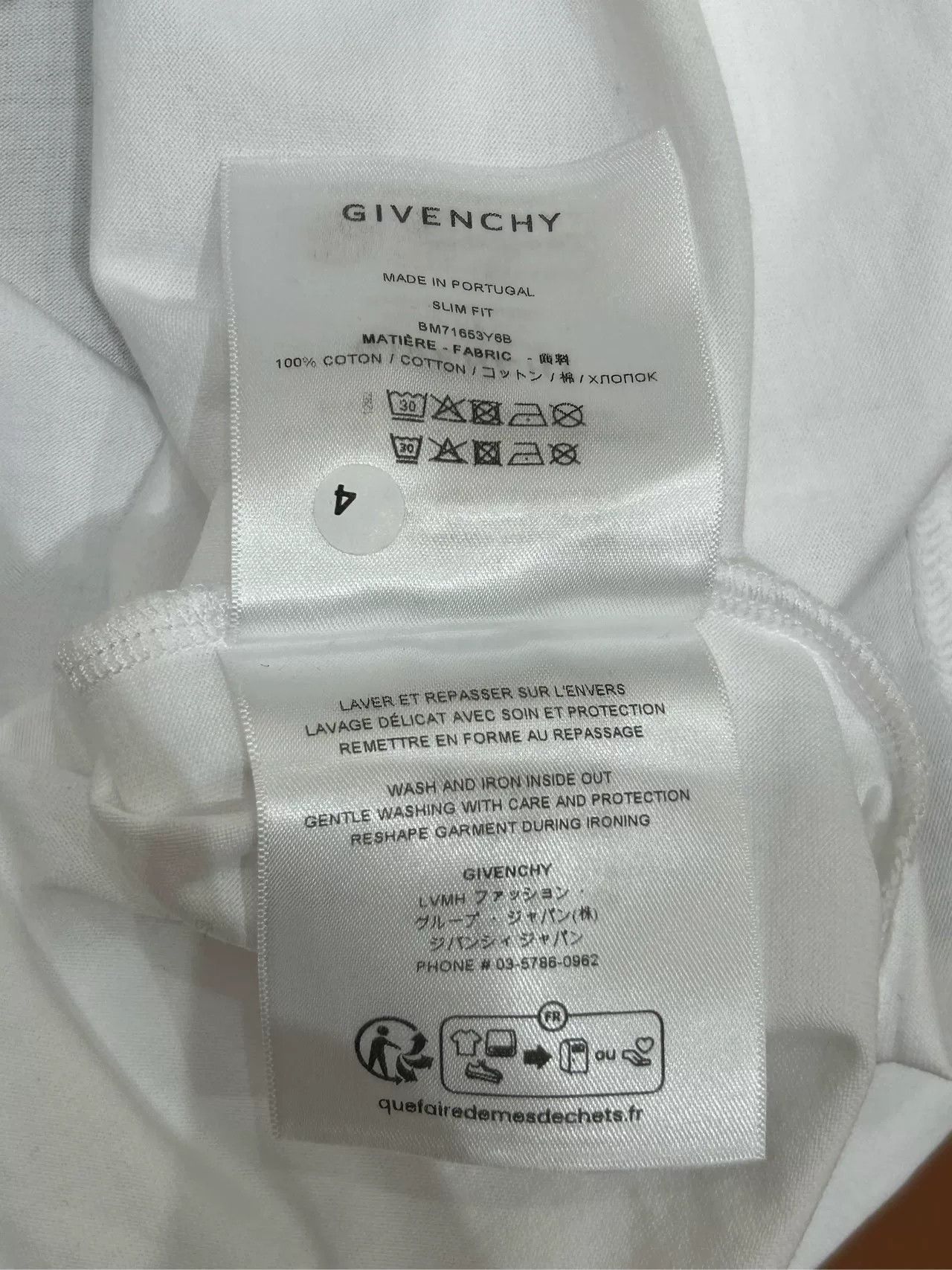 Givenchy Givenchy White Short-Sleeve T-Shirt XL Size US XL / EU 56 / 4 - 6 Thumbnail
