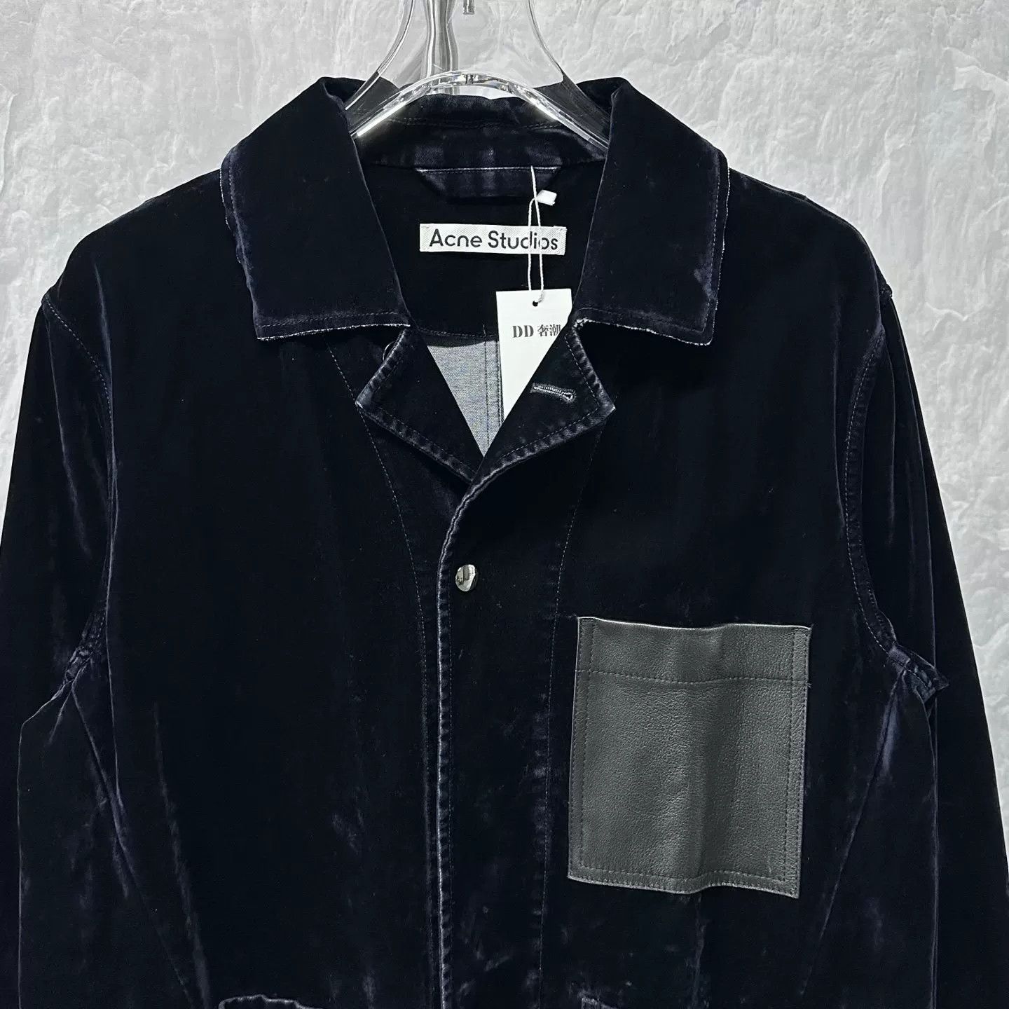 Acne Studios Acne Studios Velvet Leather Patch Jacket Size US S / EU 44-46 / 1 - 2 Thumbnail