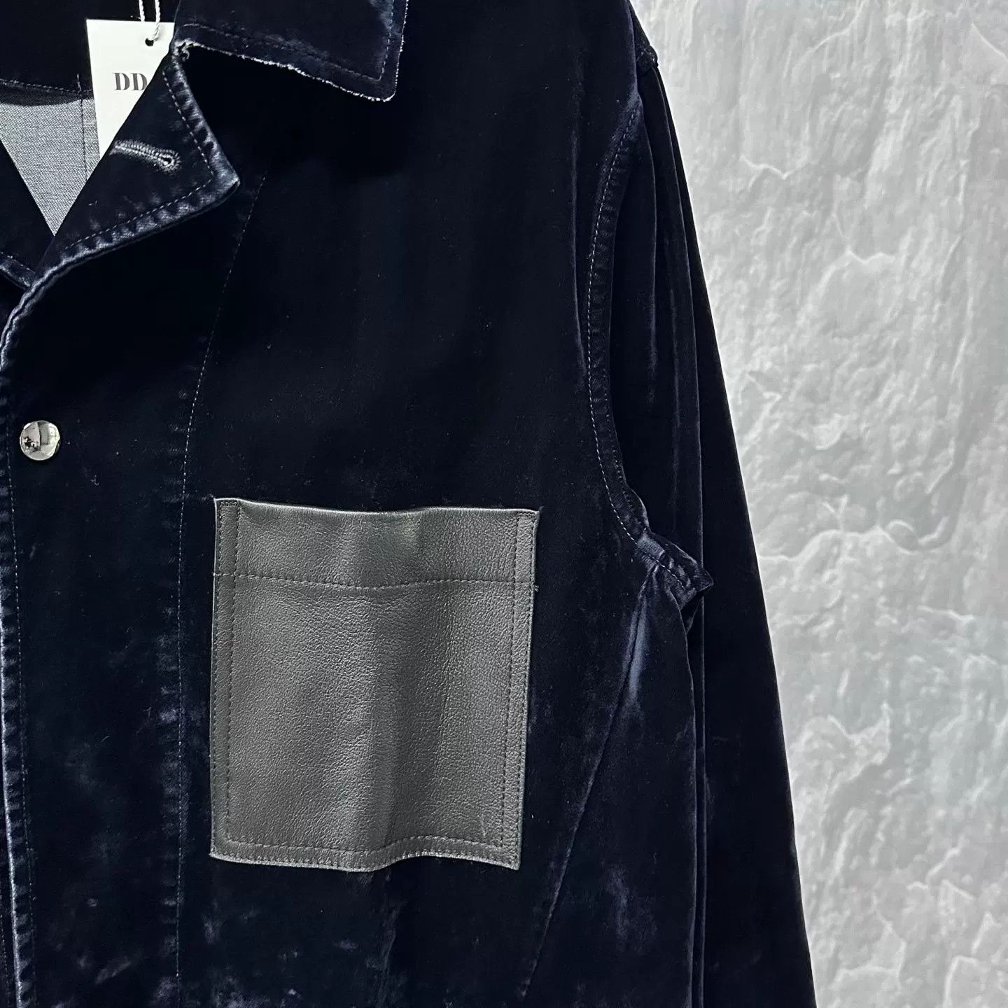 Acne Studios Acne Studios Velvet Leather Patch Jacket Size US S / EU 44-46 / 1 - 3 Thumbnail