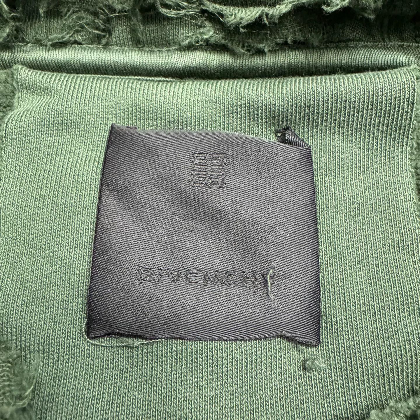 Givenchy Givenchy Olive Green Faded Hoodie Size US M / EU 48-50 / 2 - 2 Thumbnail
