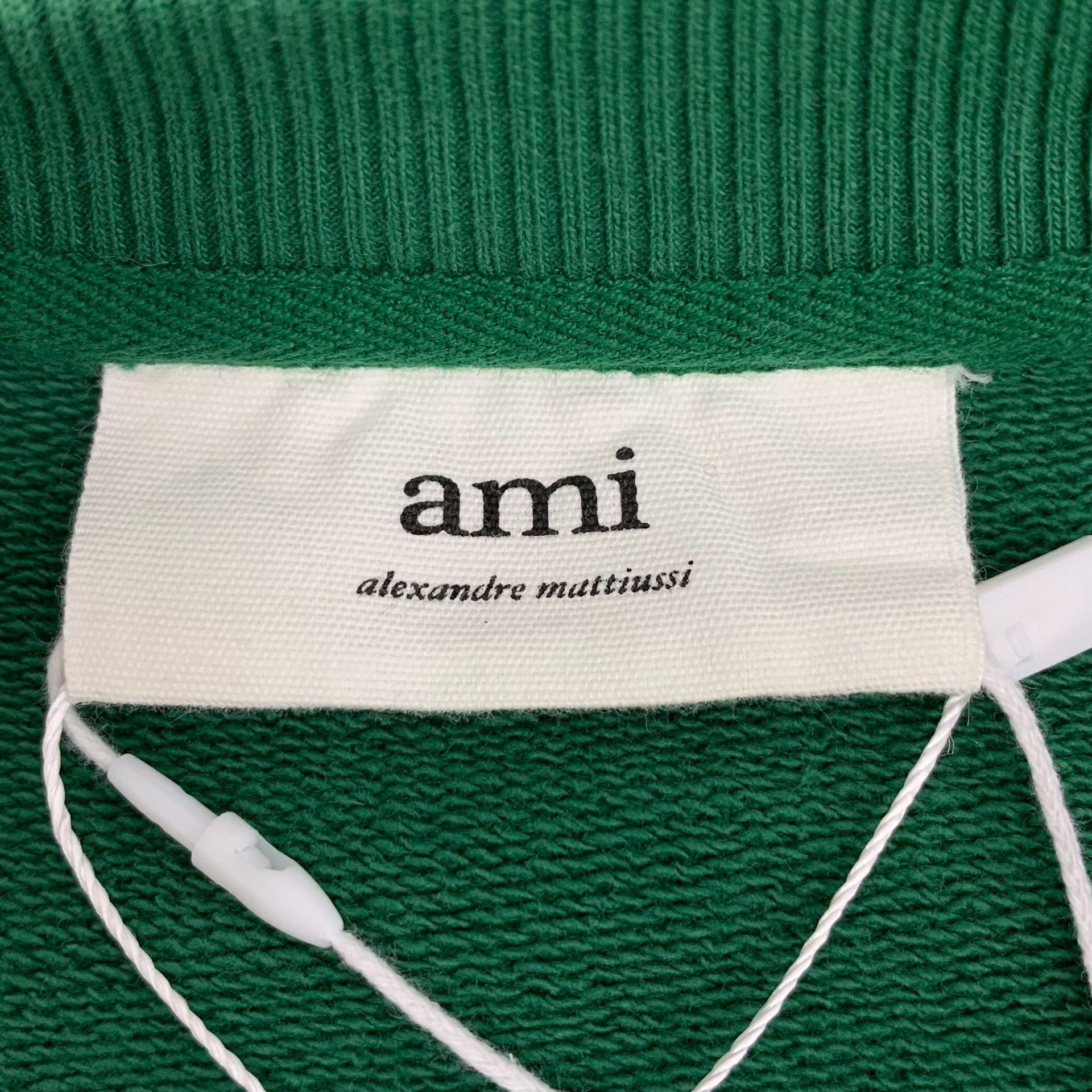 AMI Ami Dark Green Heart Logo Sweatshirt XL Size US XL / EU 56 / 4 - 5 Thumbnail