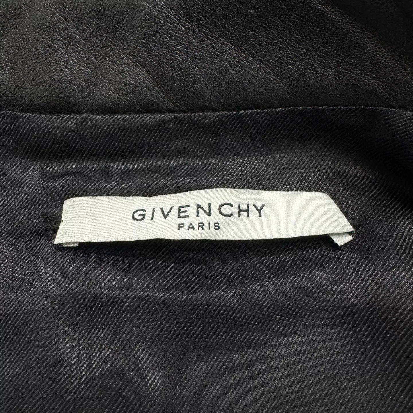 Givenchy Givenchy Black Leather Motorcycle Jacket Size US M / EU 48-50 / 2 - 2 Thumbnail