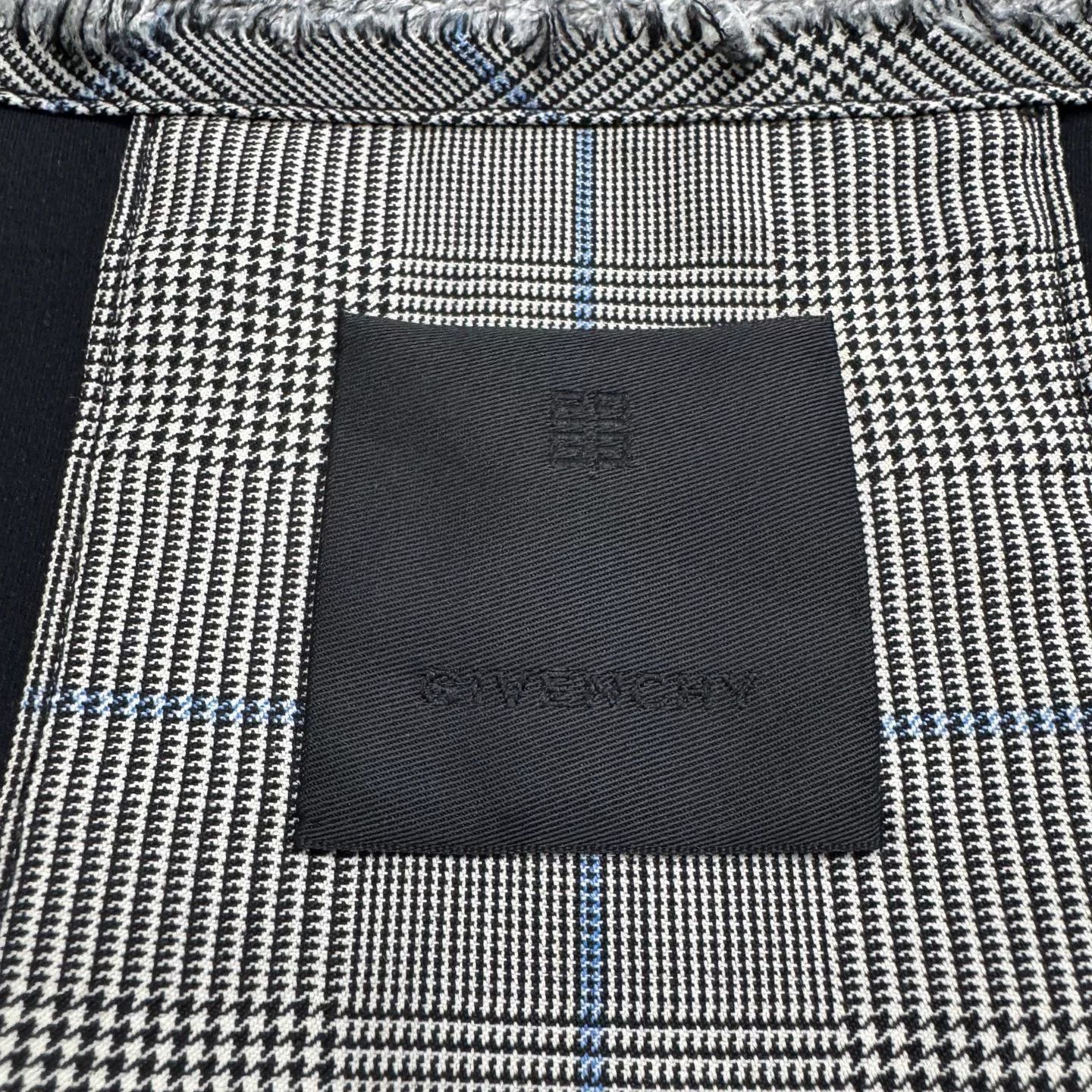 Givenchy Givenchy Gray Checkered Space Cotton Vest Size US M / EU 48-50 / 2 - 4 Thumbnail