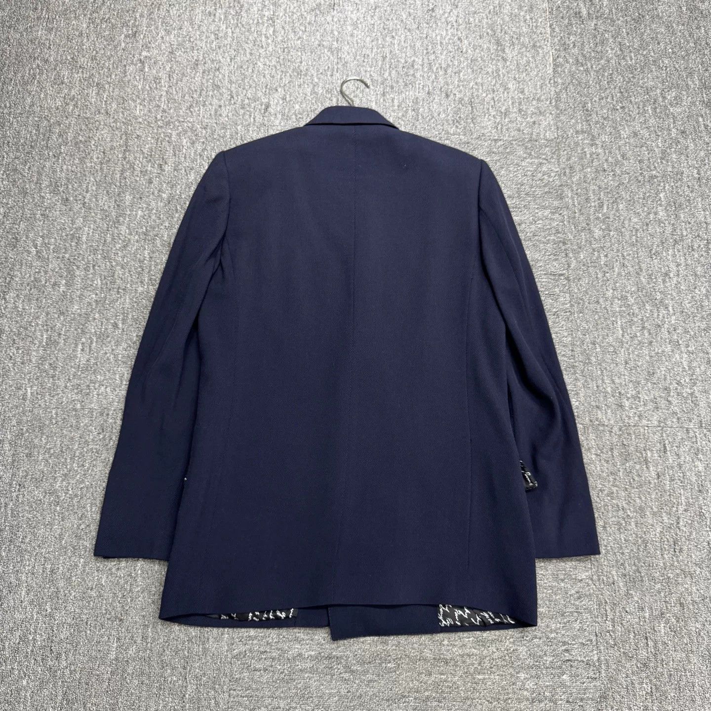 Givenchy Givenchy Dark Blue Wool Blazer Size US M / EU 48-50 / 2 - 2 Thumbnail