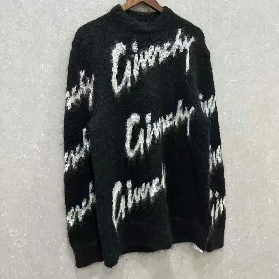 Givenchy Givenchy Mohair Cursive Logo Knit Sweater Size US L / EU 52-54 / 3 - 3 Thumbnail