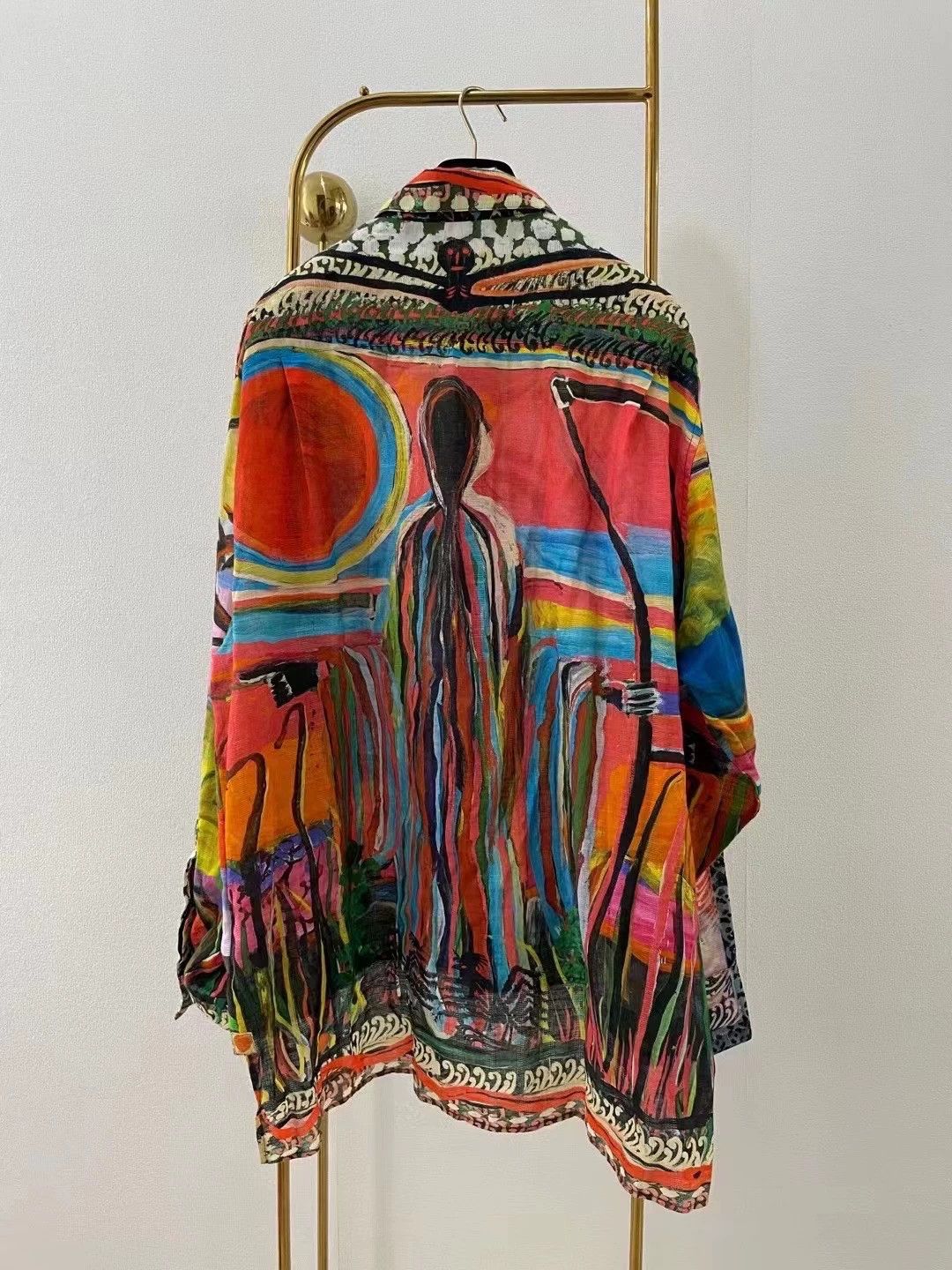 Givenchy Givenchy X Josh Smit Graffiti Oversized Shirt Size US XXS / EU 40 - 2 Thumbnail