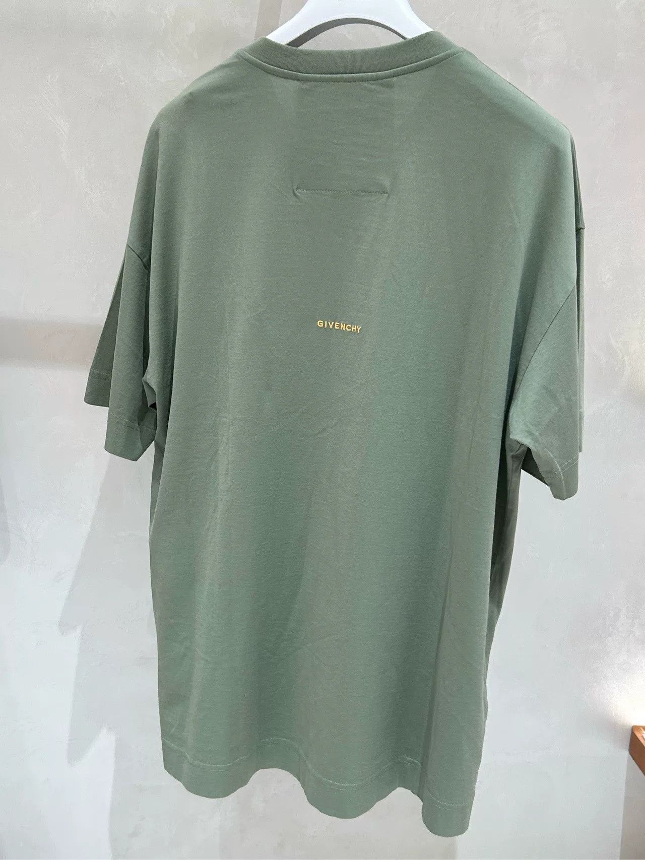 Givenchy Givenchy Military Green Short-Sleeve T-Shirt Size US L / EU 52-54 / 3 - 2 Thumbnail
