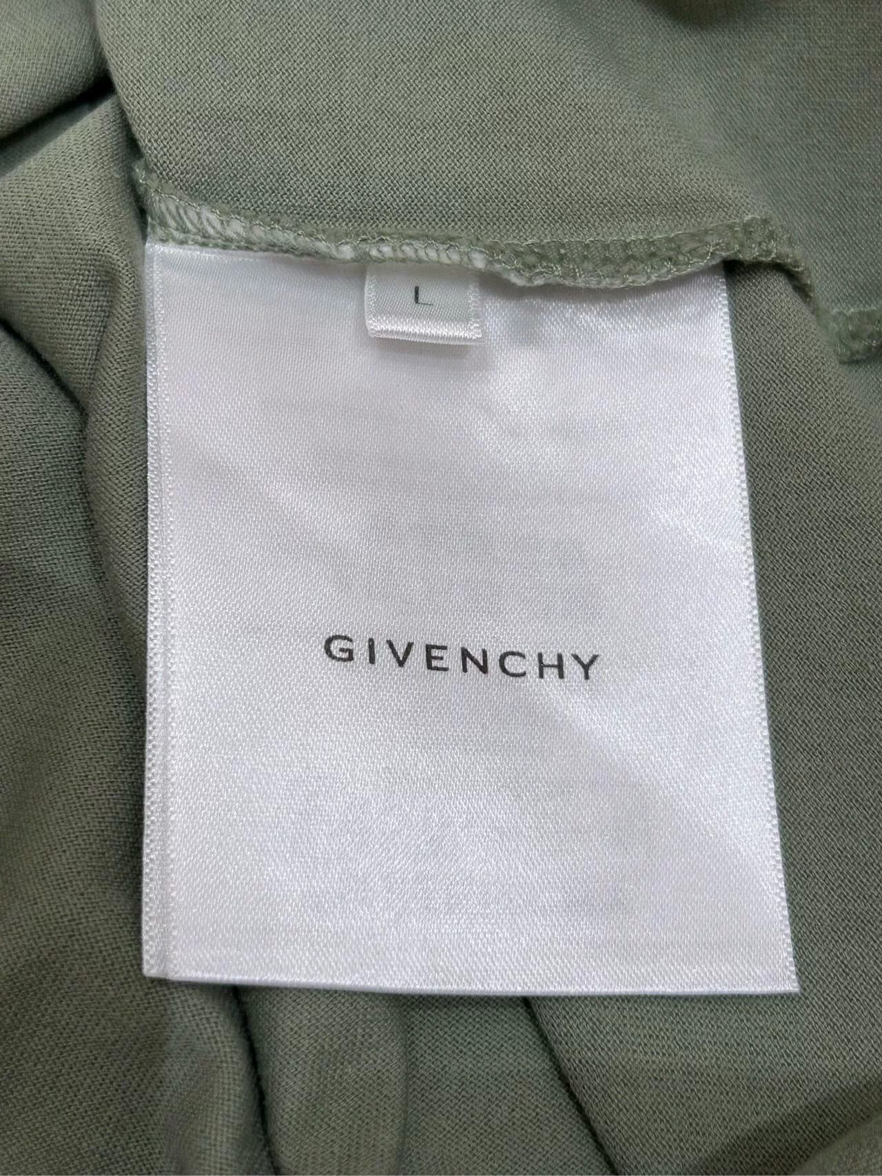Givenchy Givenchy Military Green Short-Sleeve T-Shirt Size US L / EU 52-54 / 3 - 4 Thumbnail