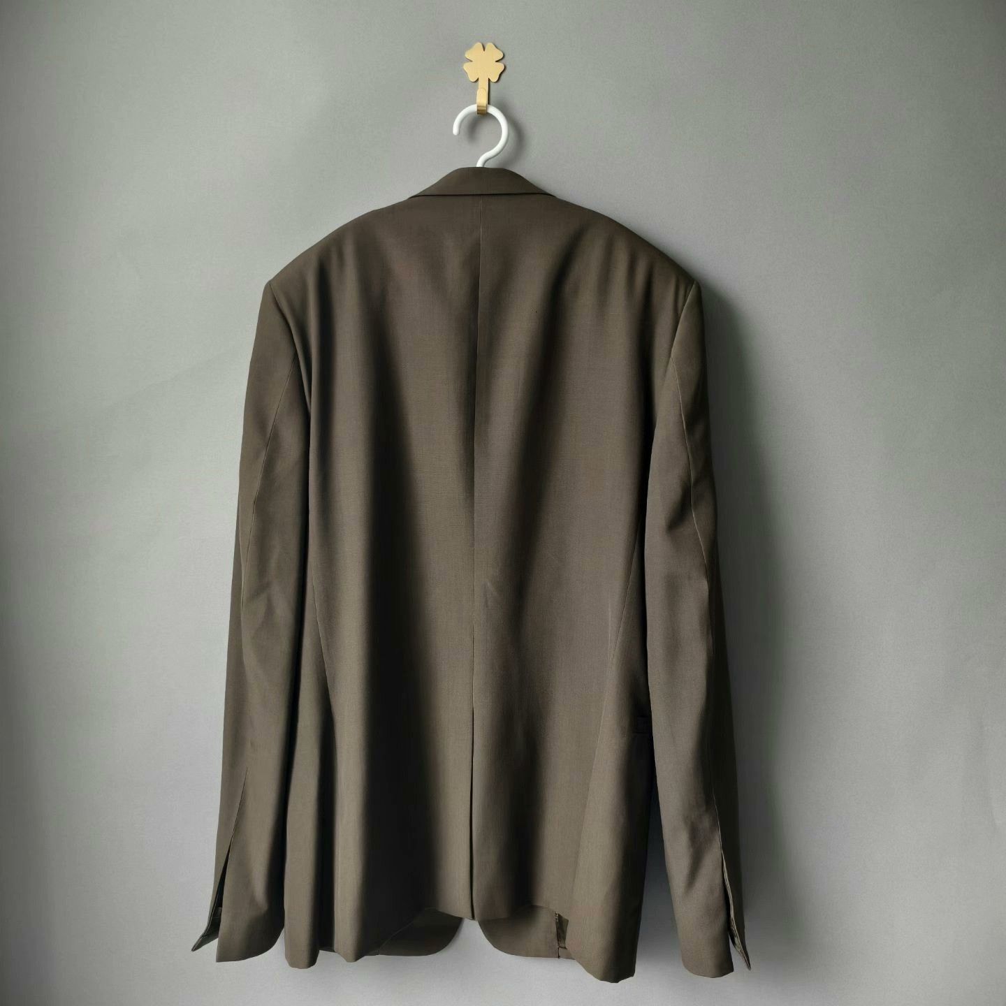 Givenchy Givenchy Khaki New Suit Jacket Size US M / EU 48-50 / 2 - 2 Thumbnail