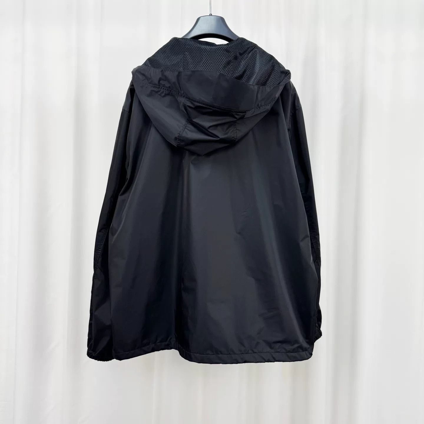 Givenchy Givenchy Black Windbreaker with White Print Size US L / EU 52-54 / 3 - 2 Thumbnail