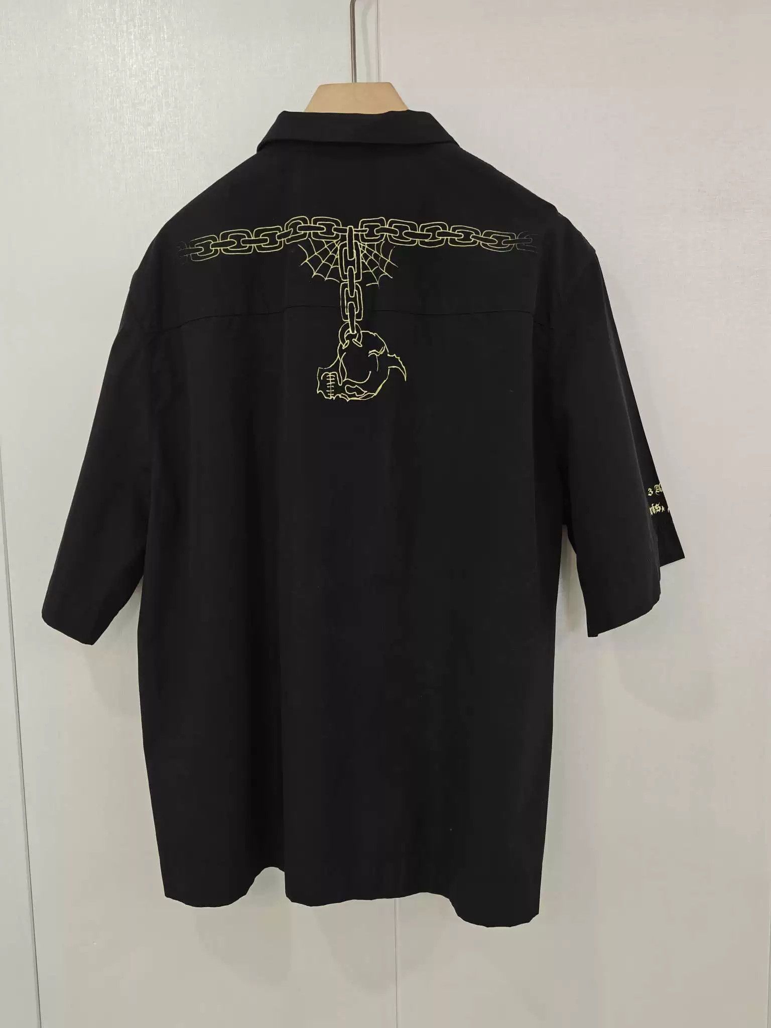 Givenchy Givenchy Black Short-Sleeve Shirt Jacket Size US XXS / EU 40 - 2 Thumbnail