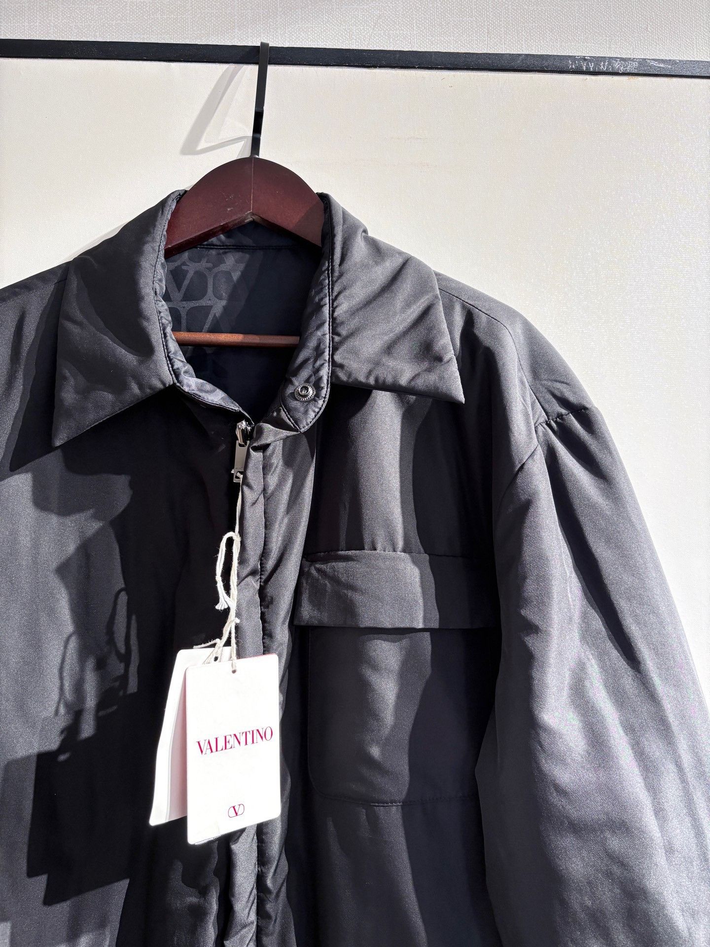 Valentino VALENTINO Men's Classic Black Jacket Size US M / EU 48-50 / 2 - 5 Thumbnail