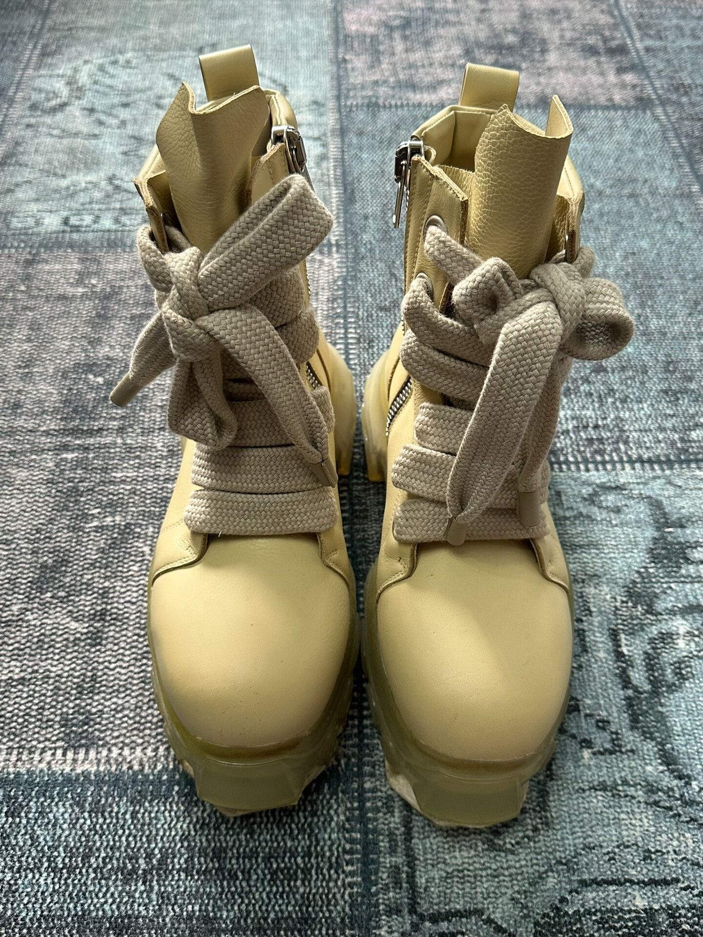 Rick Owens Rick Owens Thick Lace Transparent Boots Size US 7 / EU 40 - 3 Thumbnail