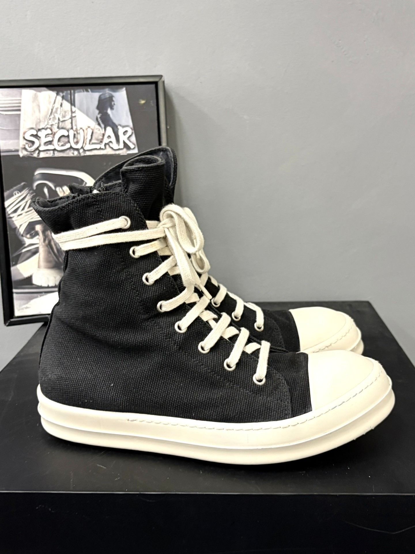 Rick Owens Drkshdw Rick Owens Drkshdw x Converse High-Top Size US 7 / EU 40 - 4 Thumbnail