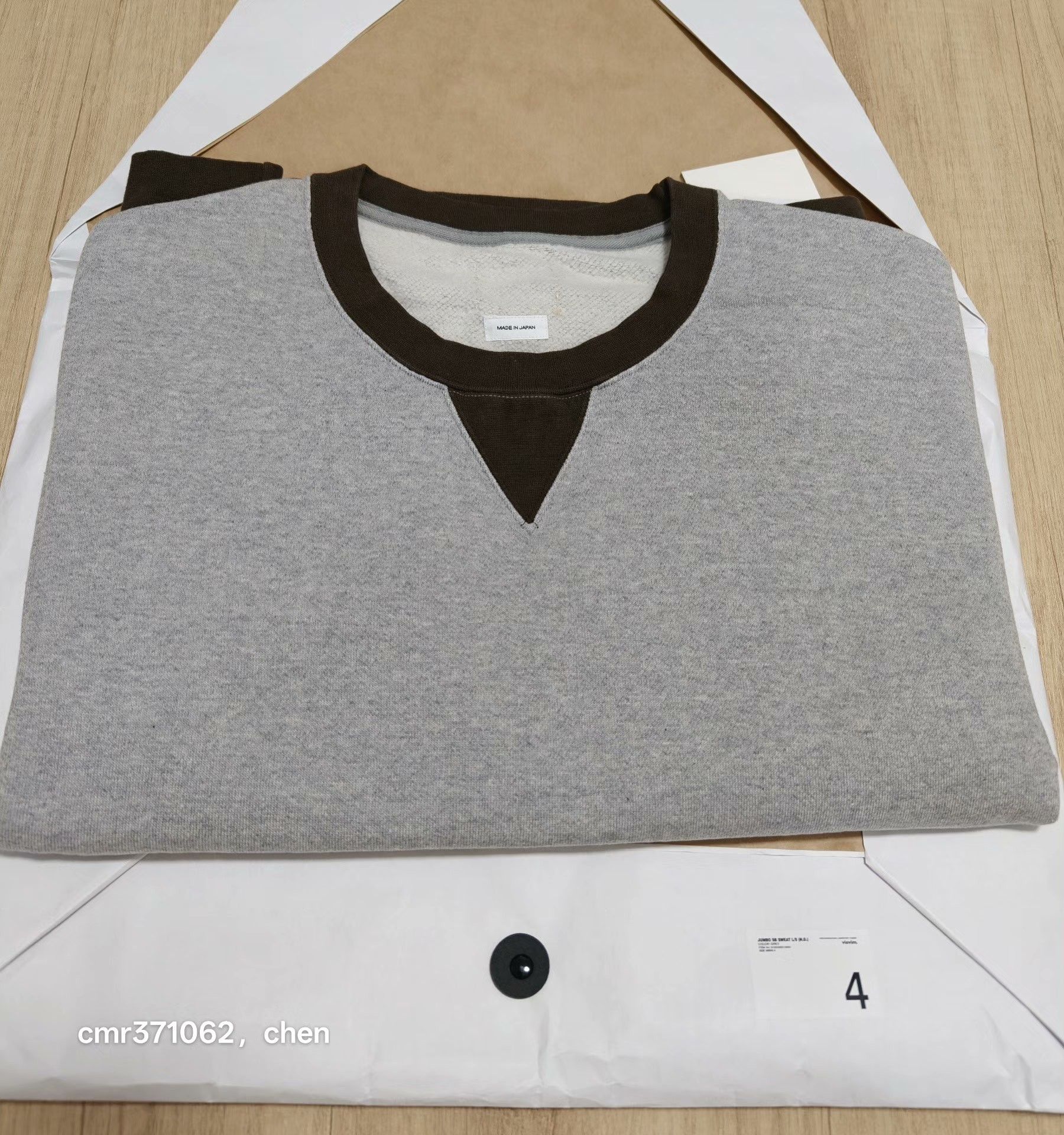 Visvim VISVIM 25AW SPOT JUMBO SB SWEAT Size US M / EU 48-50 / 2 - 8 Thumbnail