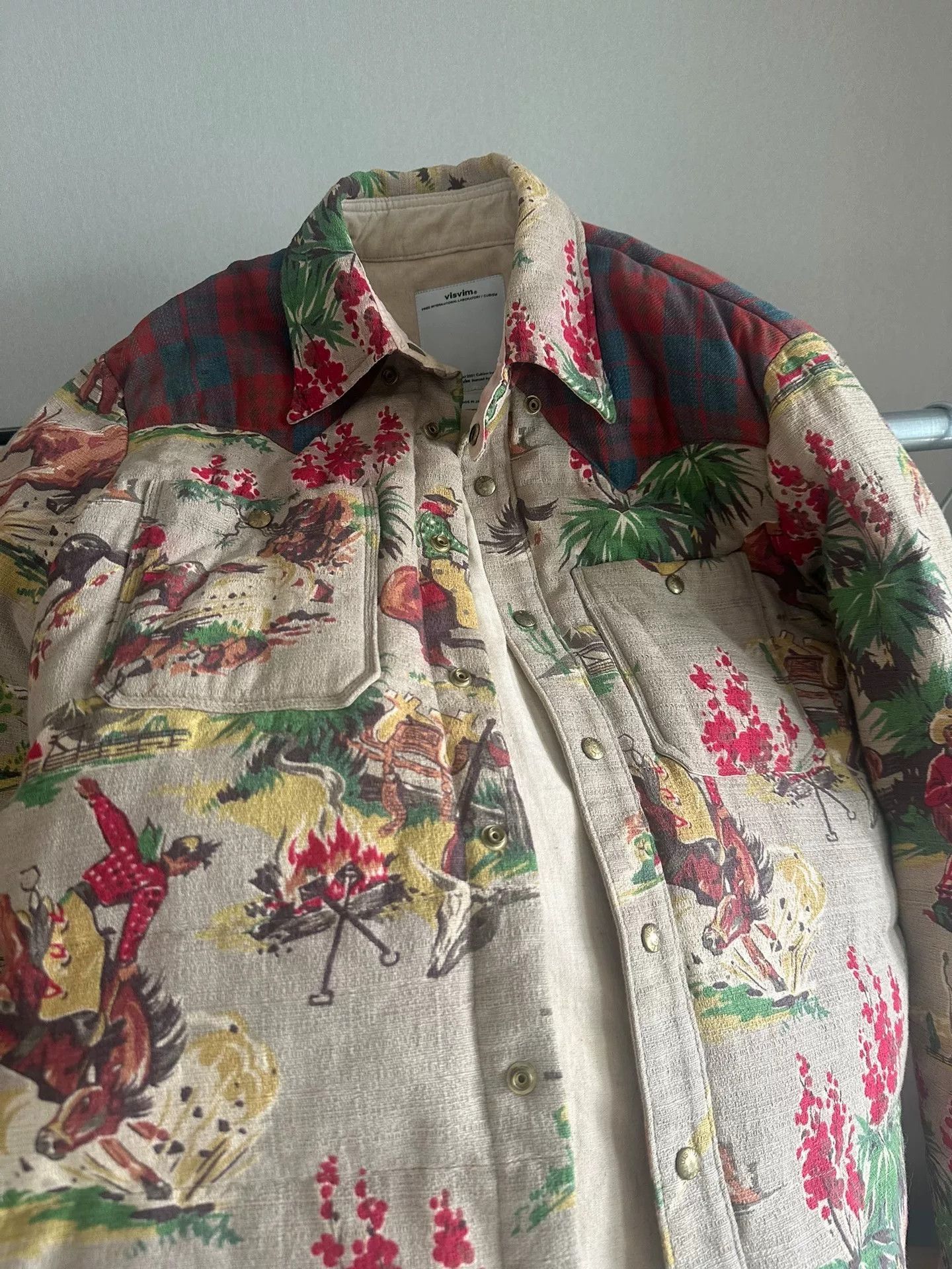 Visvim visvim kerchief down shirt jacket Size US S / EU 44-46 / 1 - 3 Thumbnail