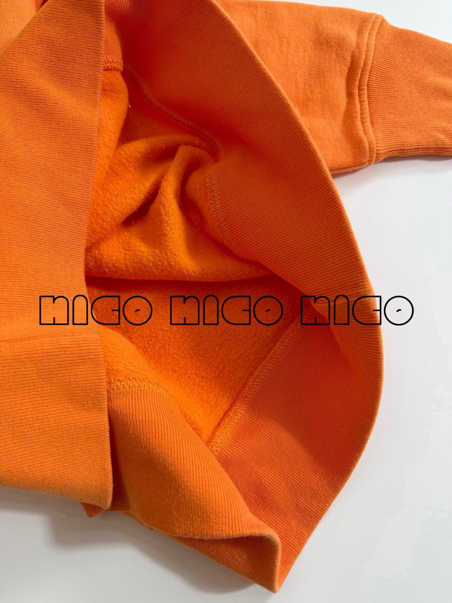 Miu Miu Miumiu Orange Fleece-Lined Loose Polo Sweatshirt Size XS / US 0-2 / IT 36-38 - 7 Thumbnail