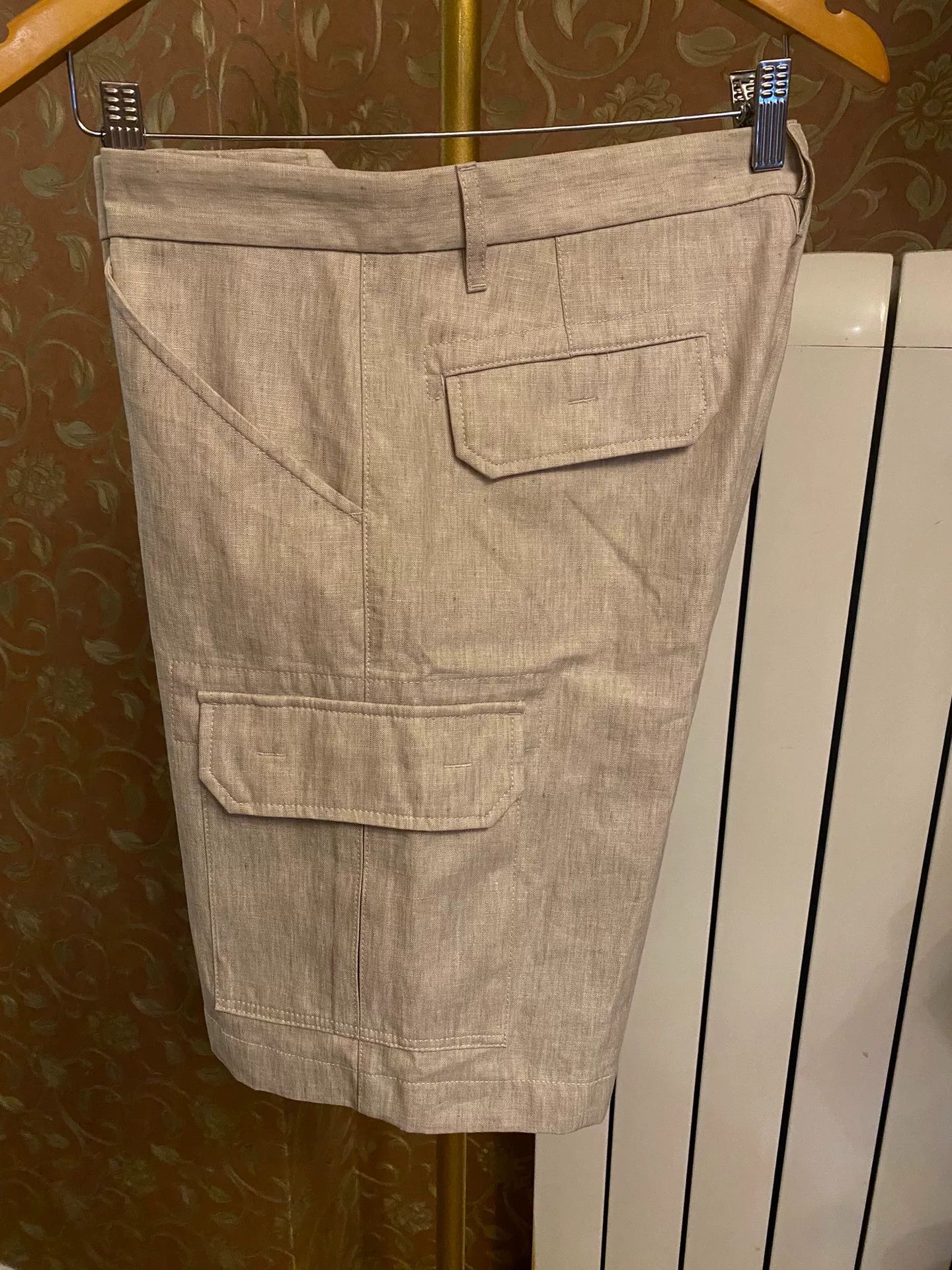 Loro Piana Loro Piana Beige Linen Bermuda Shorts Size US 32 / EU 48 - 4 Thumbnail
