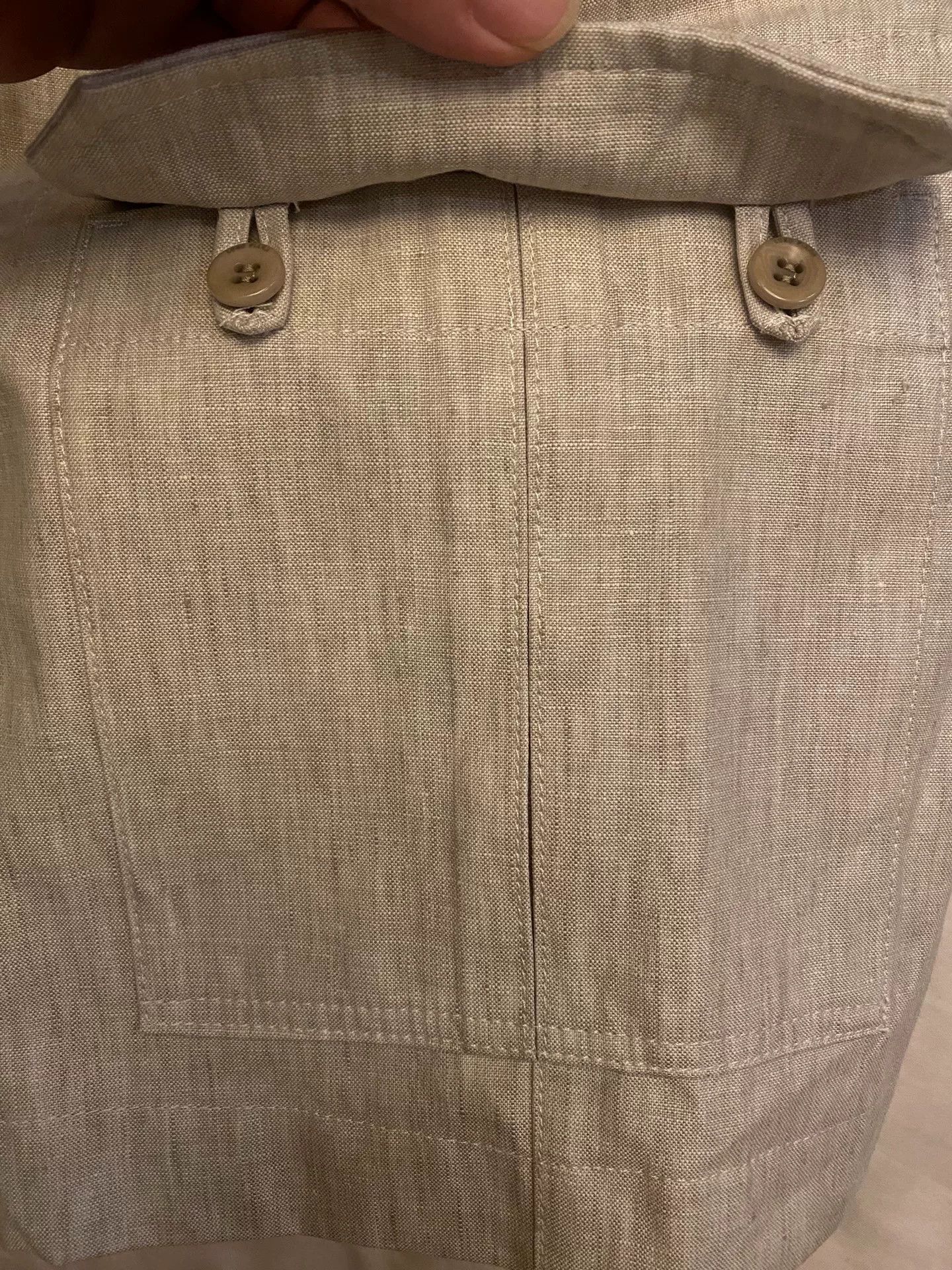 Loro Piana Loro Piana Beige Linen Bermuda Shorts Size US 32 / EU 48 - 5 Thumbnail
