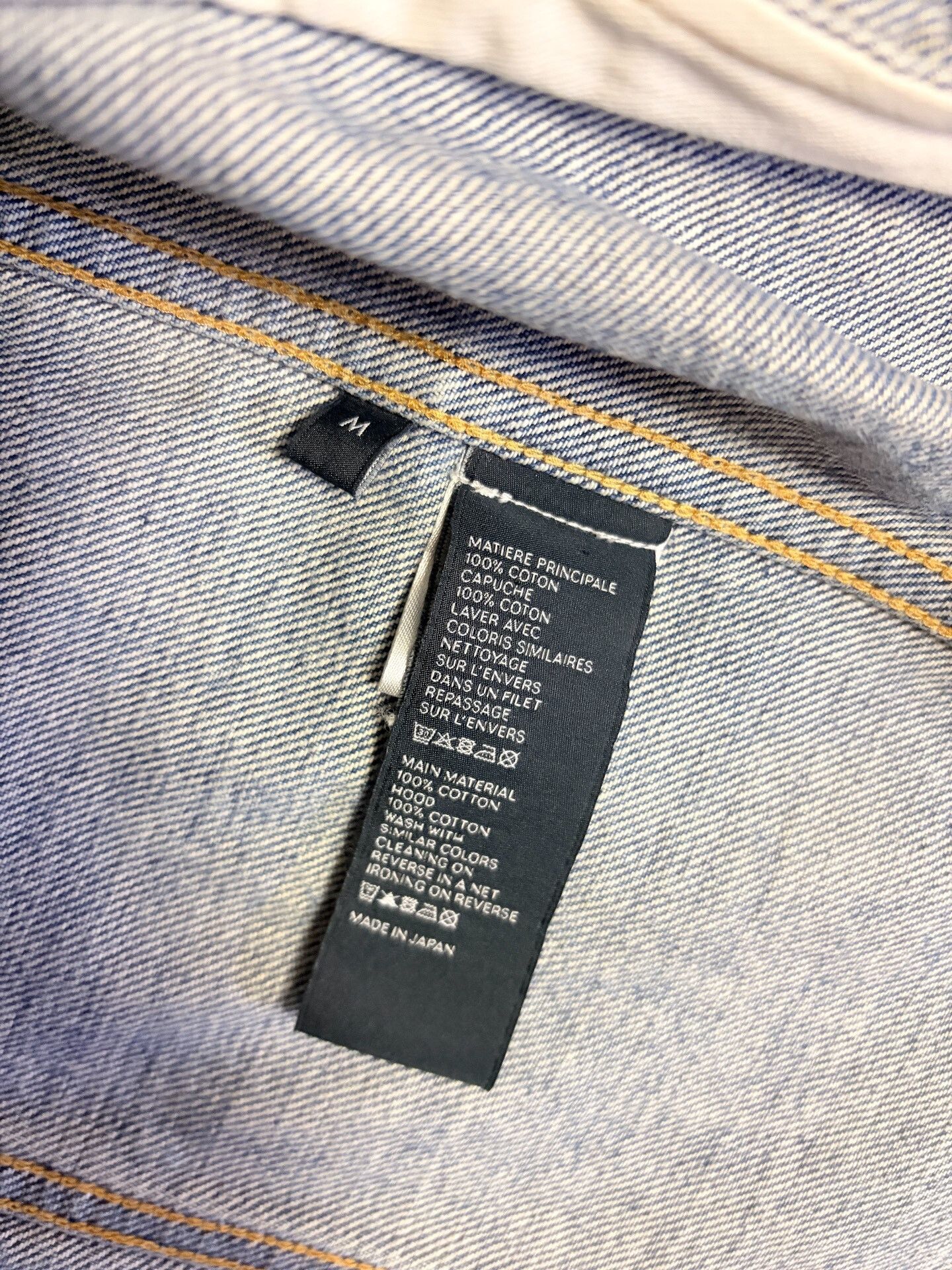 Celine Celine Washed Denim Hooded Jacket Size US M / EU 48-50 / 2 - 5 Thumbnail
