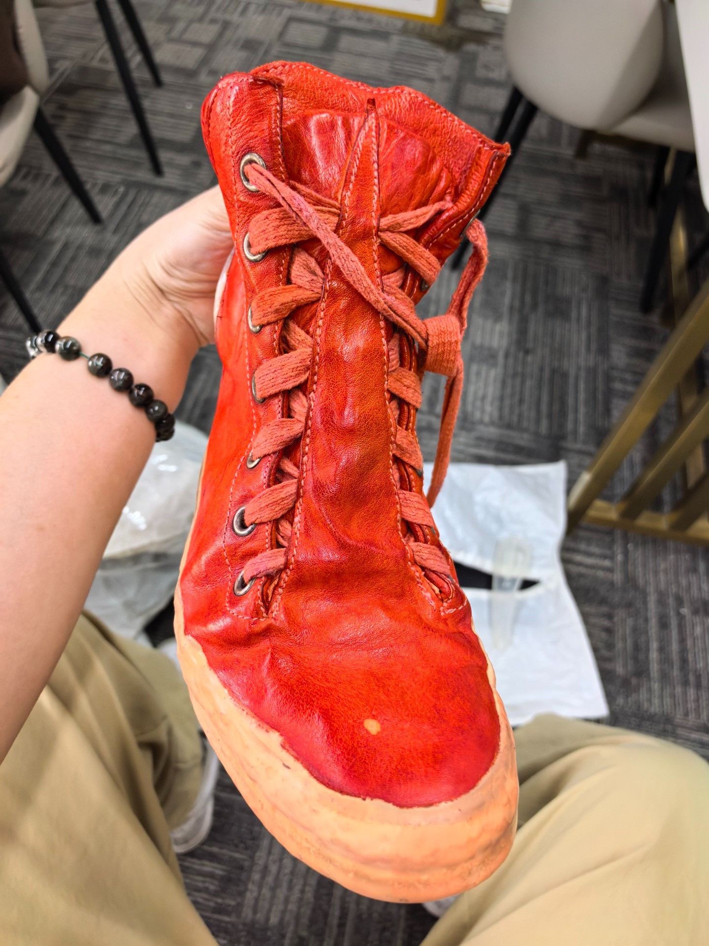 Carol Christian Poell Carol Christian Poell Drip High-Top Sneaker Size US 9 / EU 42 - 3 Thumbnail