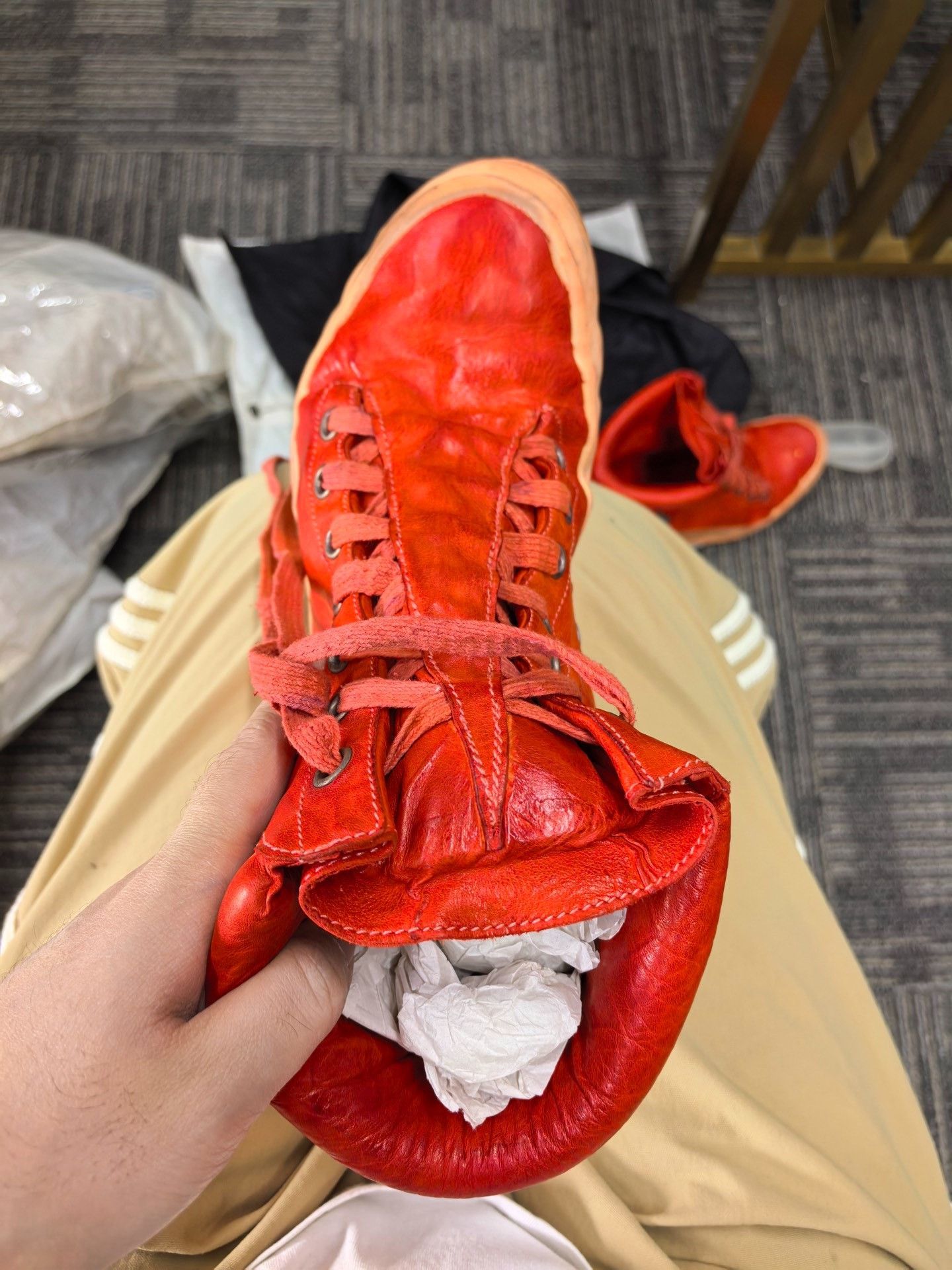 Carol Christian Poell Carol Christian Poell Drip High-Top Sneaker Size US 9 / EU 42 - 4 Thumbnail
