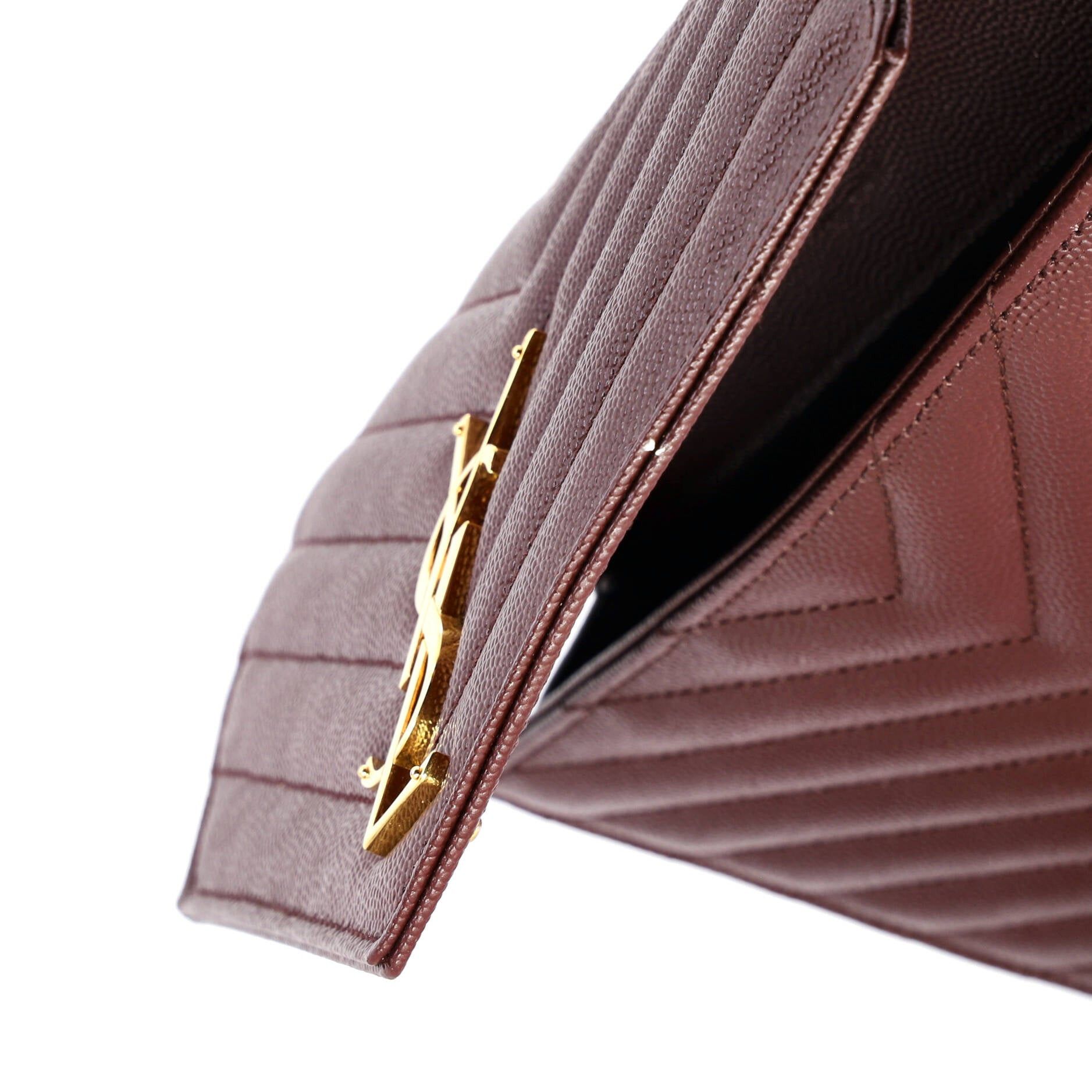 Saint Laurent Paris Classic Monogram Envelope Wristlet Clutch Size ONE SIZE - 6 Thumbnail