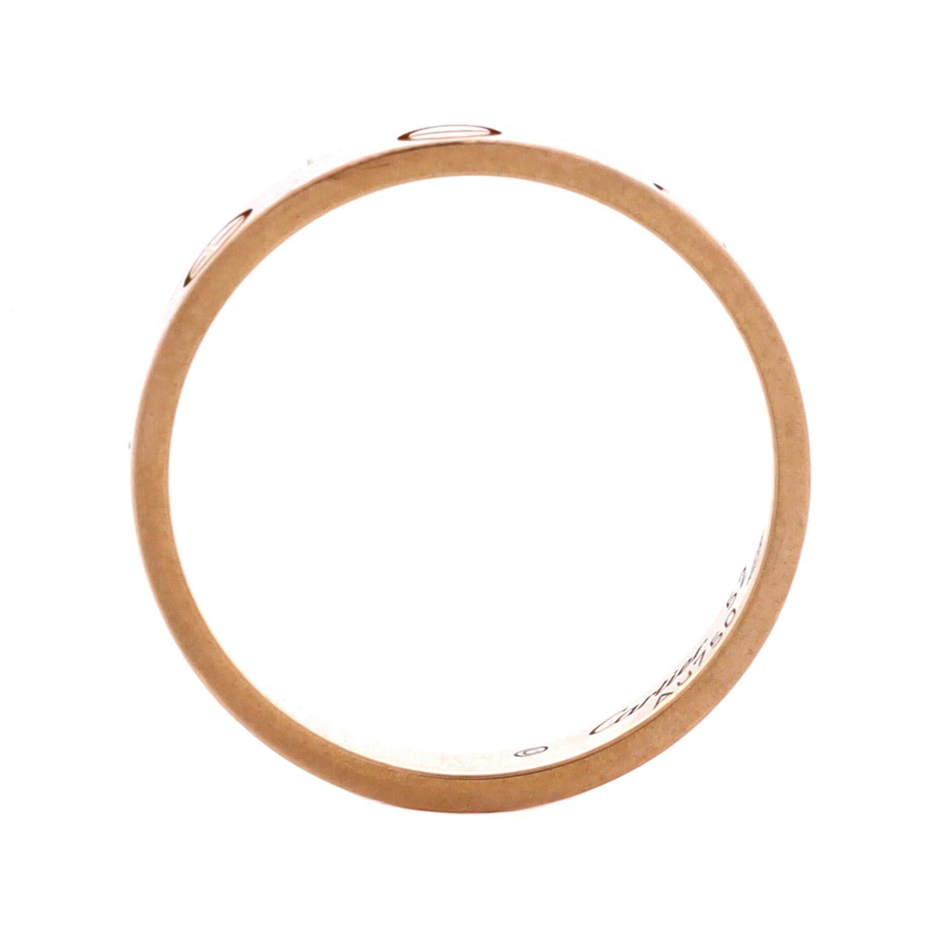 Cartier Love Wedding Band Ring Size ONE SIZE - 2 Thumbnail