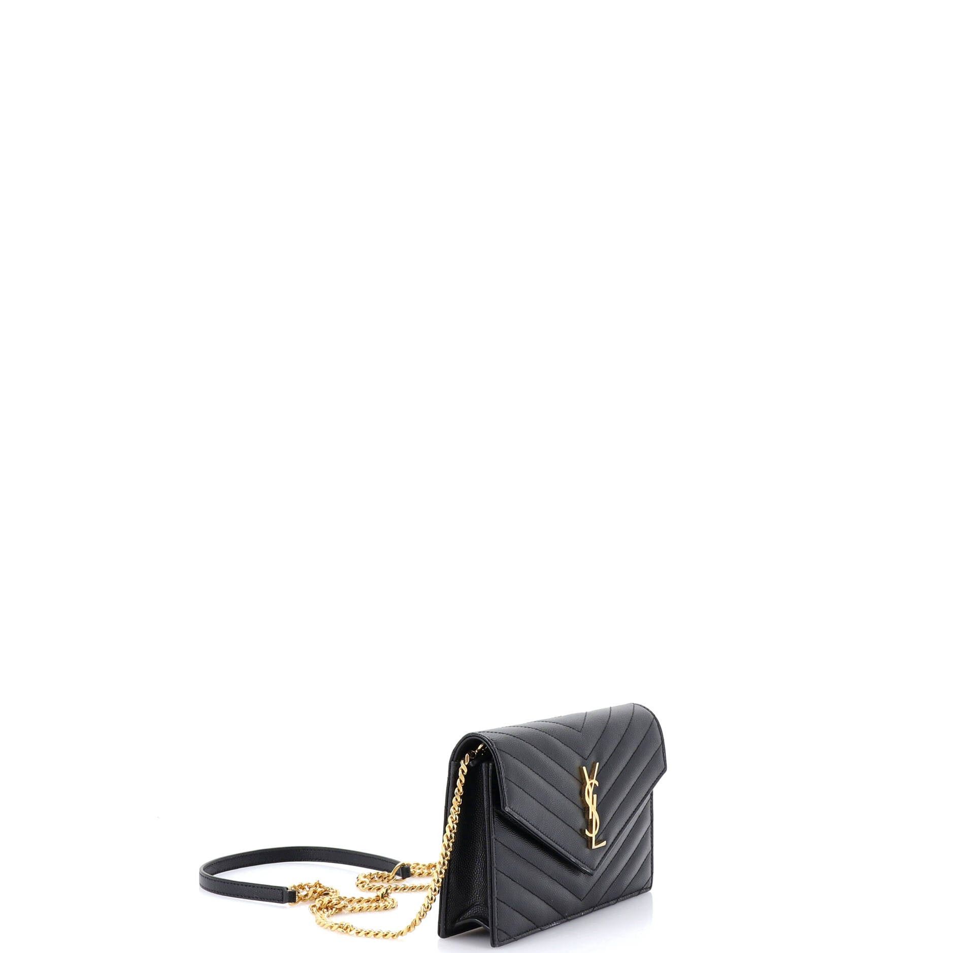 Saint Laurent Paris Classic Monogram Wallet on Chain Size ONE SIZE - 2 Thumbnail