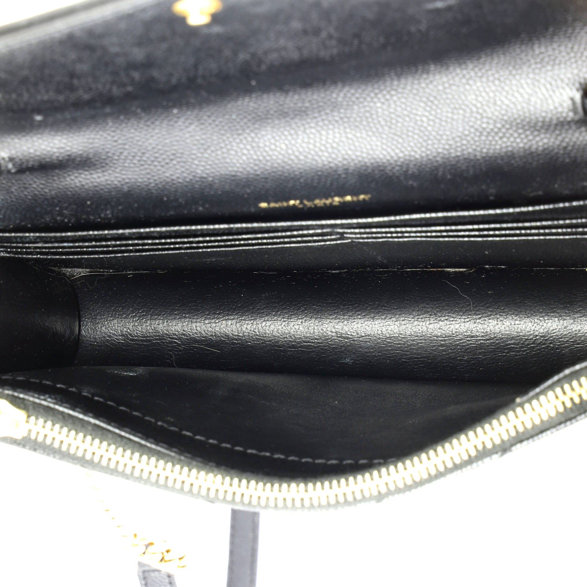 Saint Laurent Paris Classic Monogram Wallet on Chain Size ONE SIZE - 5 Thumbnail