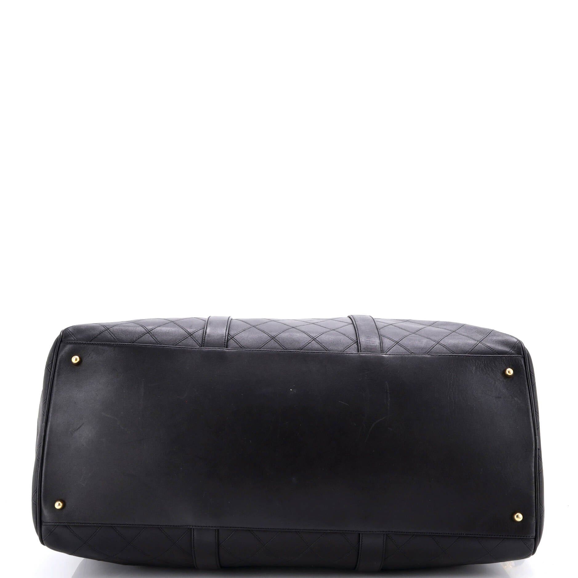 Chanel Vintage Diamond Stitch Boston Bag Size ONE SIZE - 4 Thumbnail