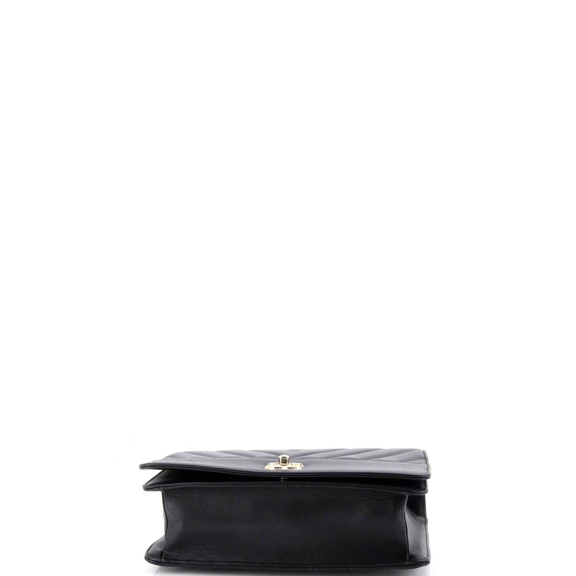 Chanel Double Stitch Full Flap Bag Size ONE SIZE - 4 Thumbnail
