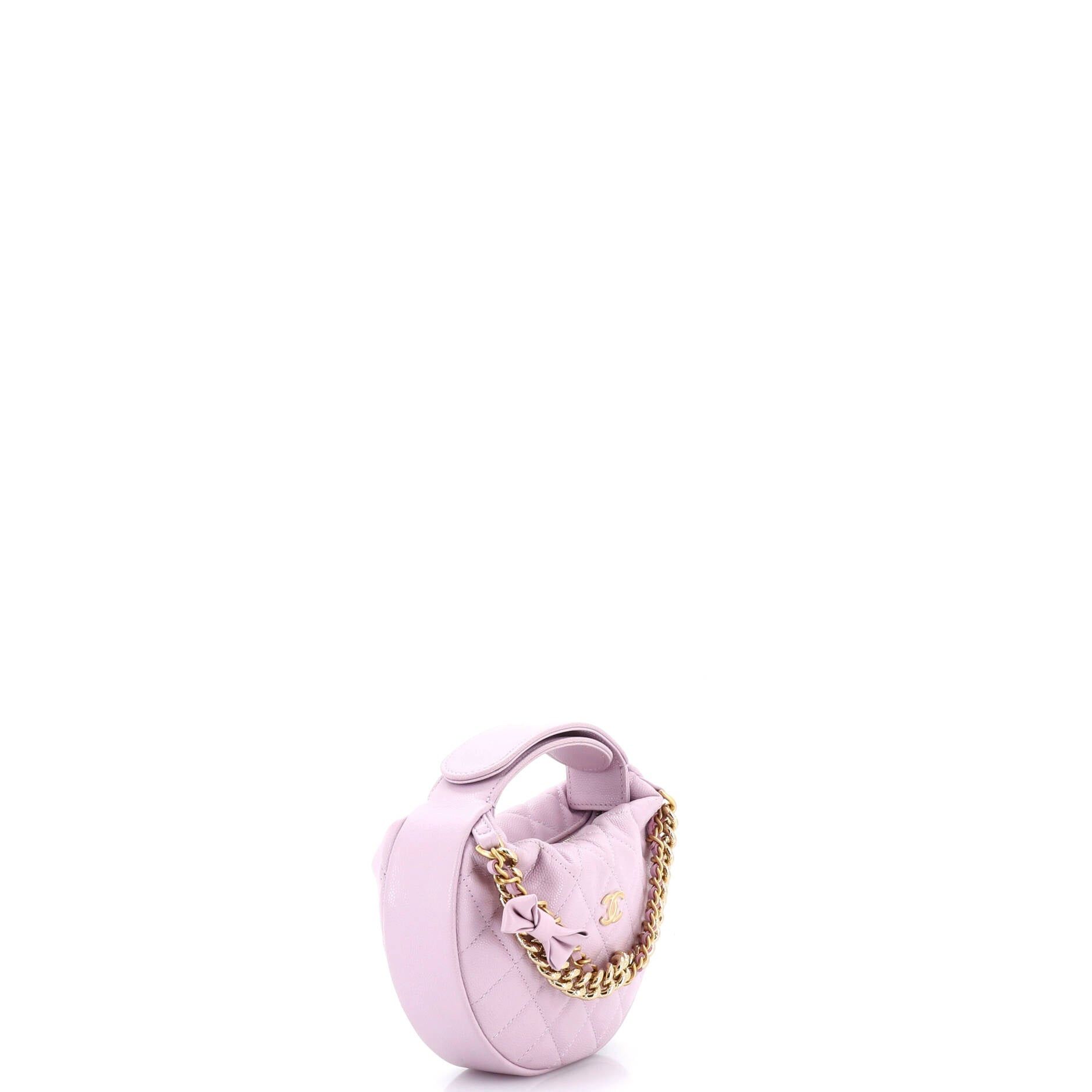 Chanel Double Chain Bow Hobo Pouch Size ONE SIZE - 2 Thumbnail