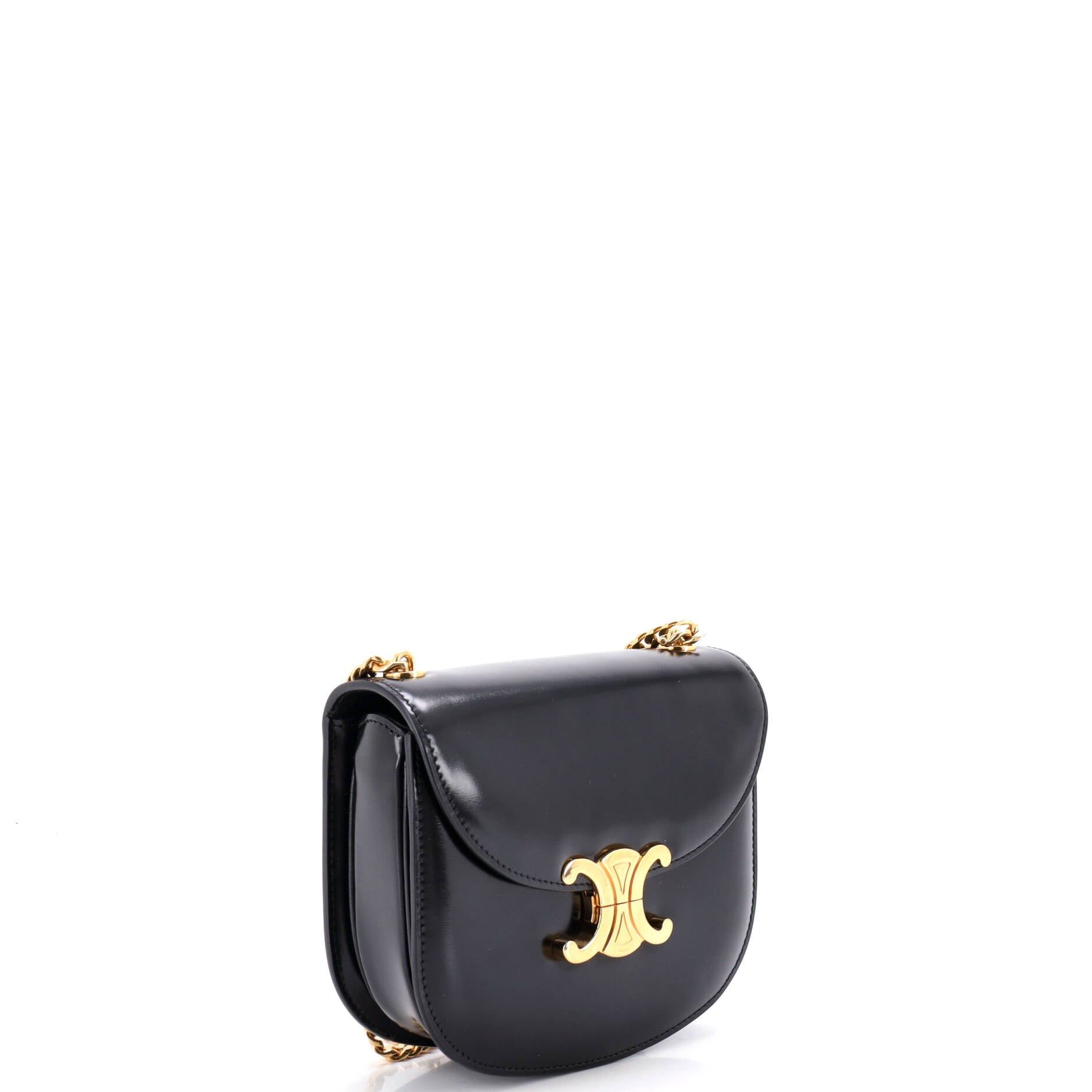 Celine Triomphe Besace Clea Chain Flap Bag Size ONE SIZE - 2 Thumbnail