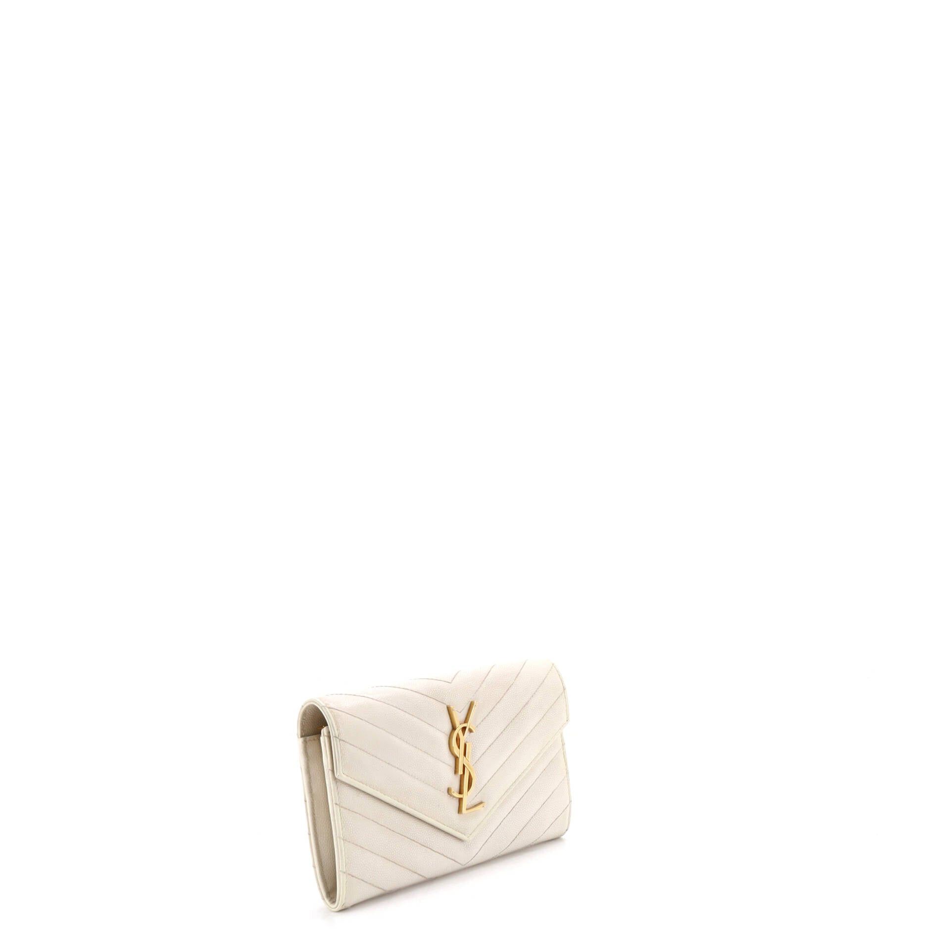 Saint Laurent Paris Classic Monogram Flap Wallet Size ONE SIZE - 2 Thumbnail