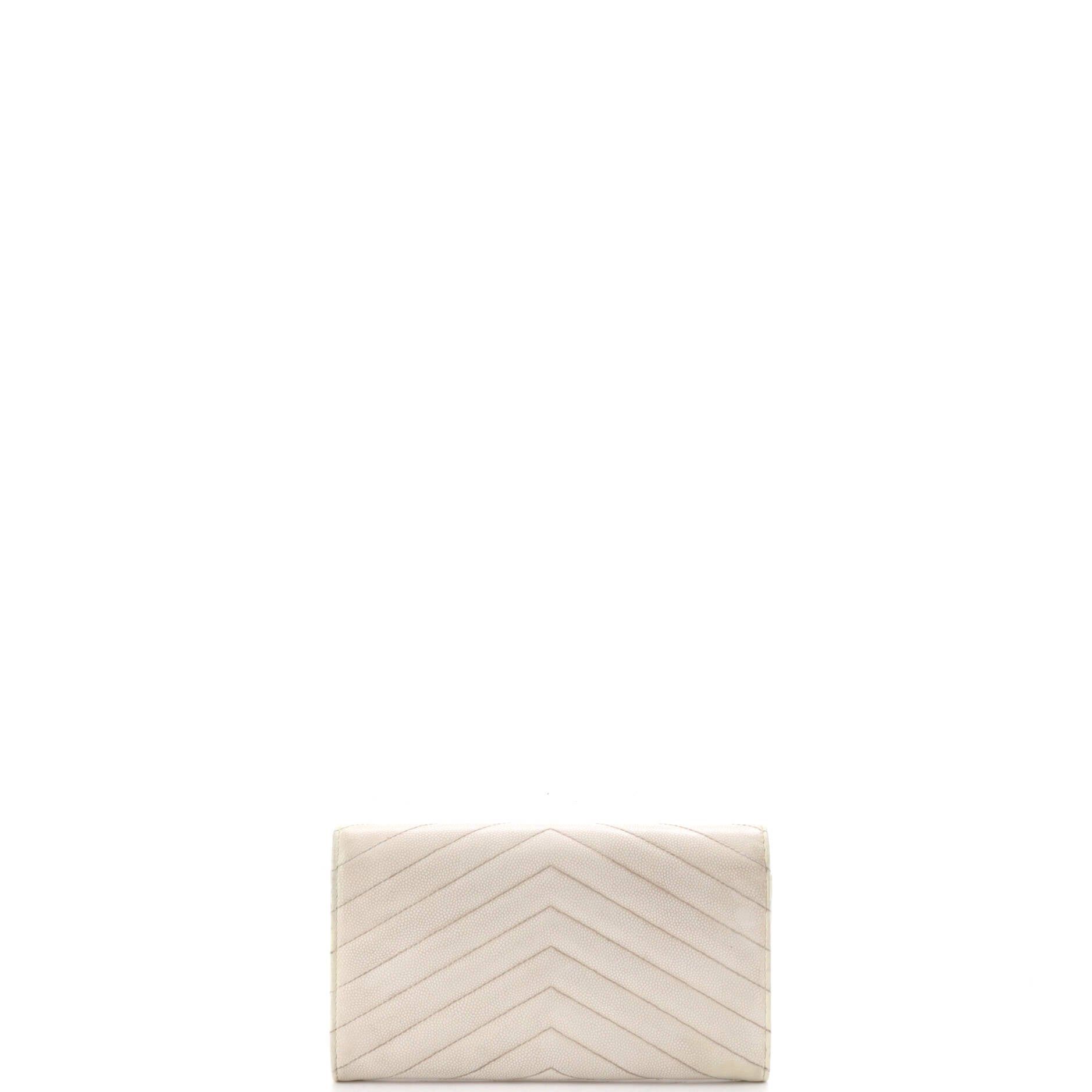 Saint Laurent Paris Classic Monogram Flap Wallet Size ONE SIZE - 3 Thumbnail