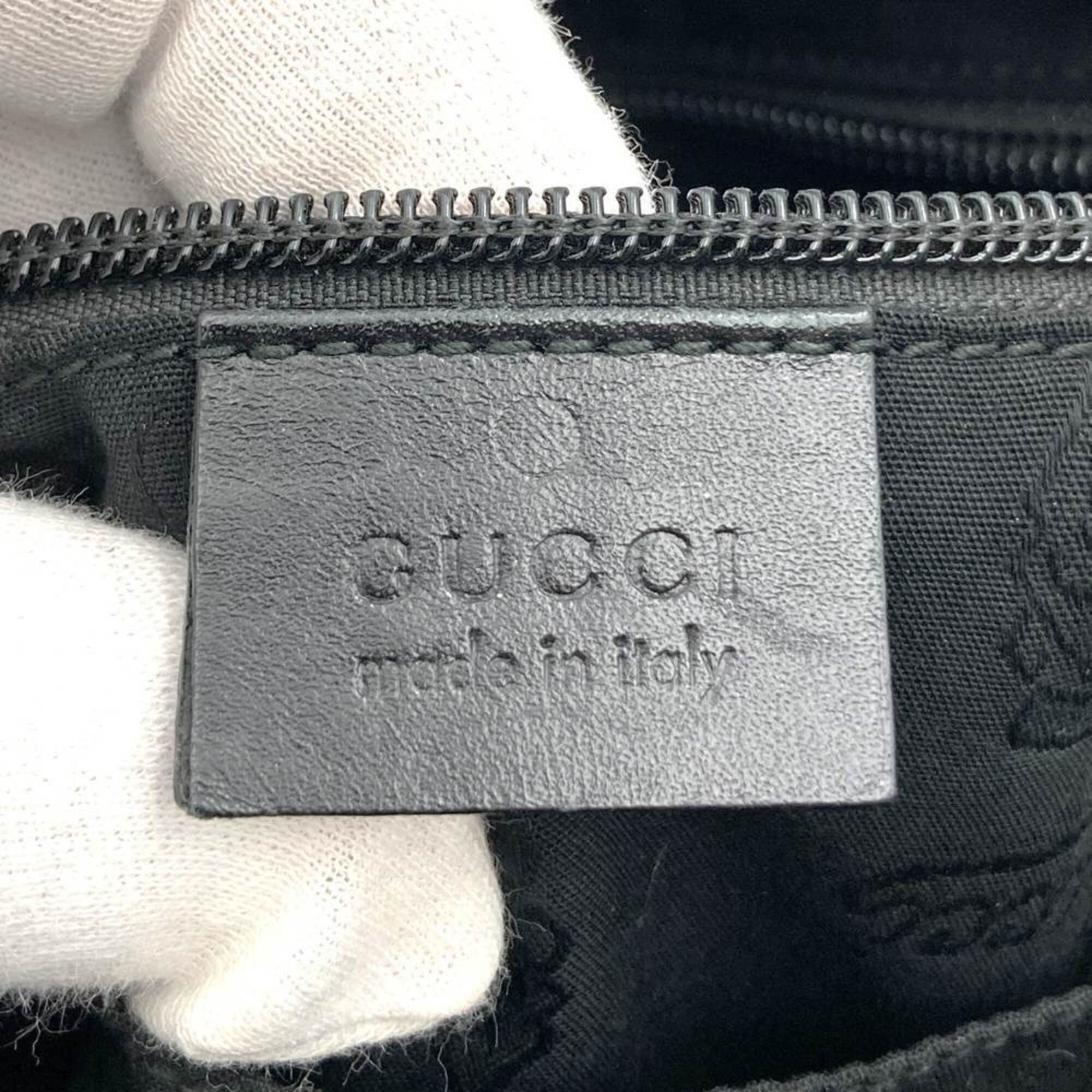Gucci GUCCI 269379 GG Imprime Fiat 500 Collaboration Sherry Shoulder Bag, Coated Canvas Leather, Black, Women's Size ONE SIZE - 7 Thumbnail