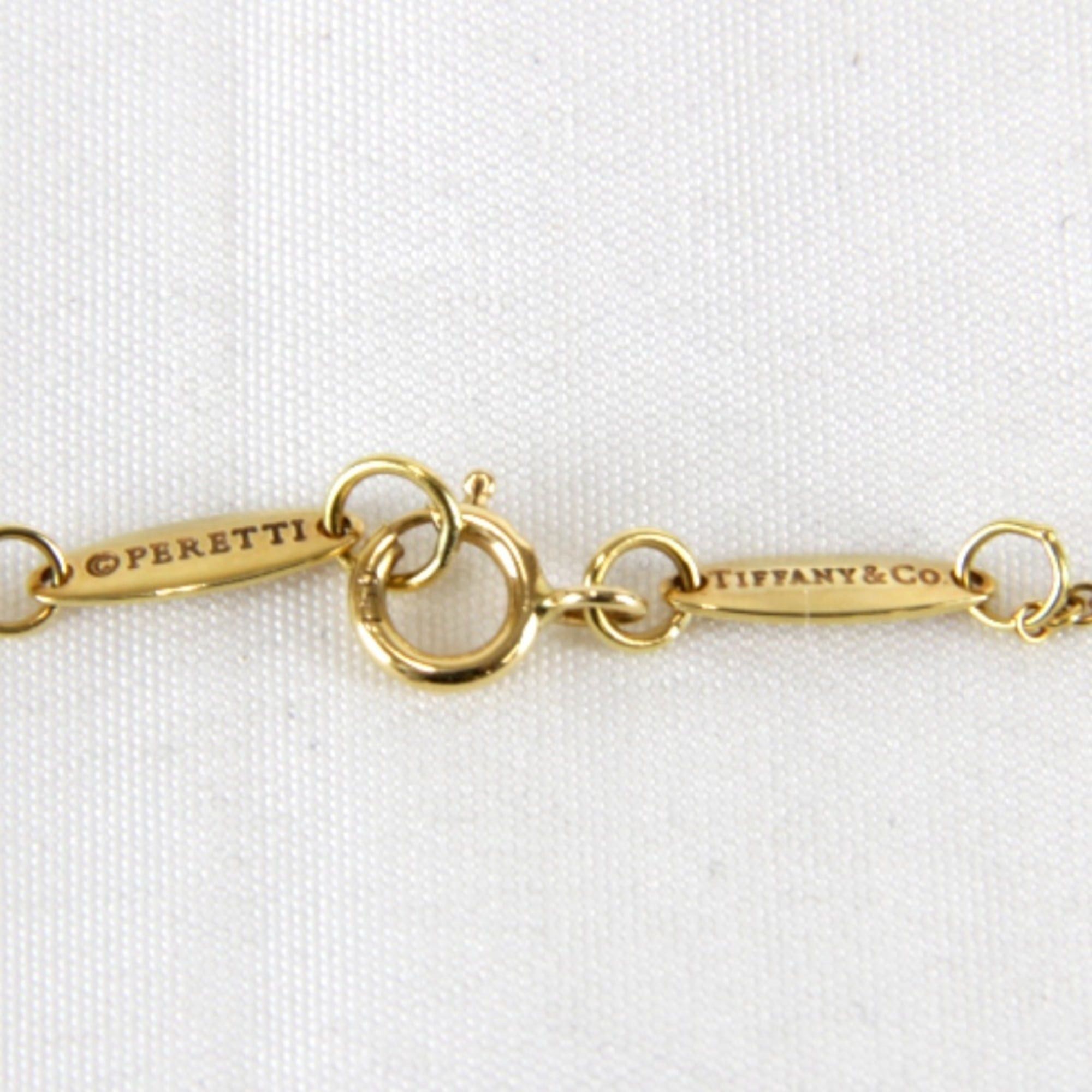 Tiffany & Co. TIFFANY&Co. Au750 Elsa Peretti 18K Bean Necklace 3.6g Size ONE SIZE - 6 Thumbnail