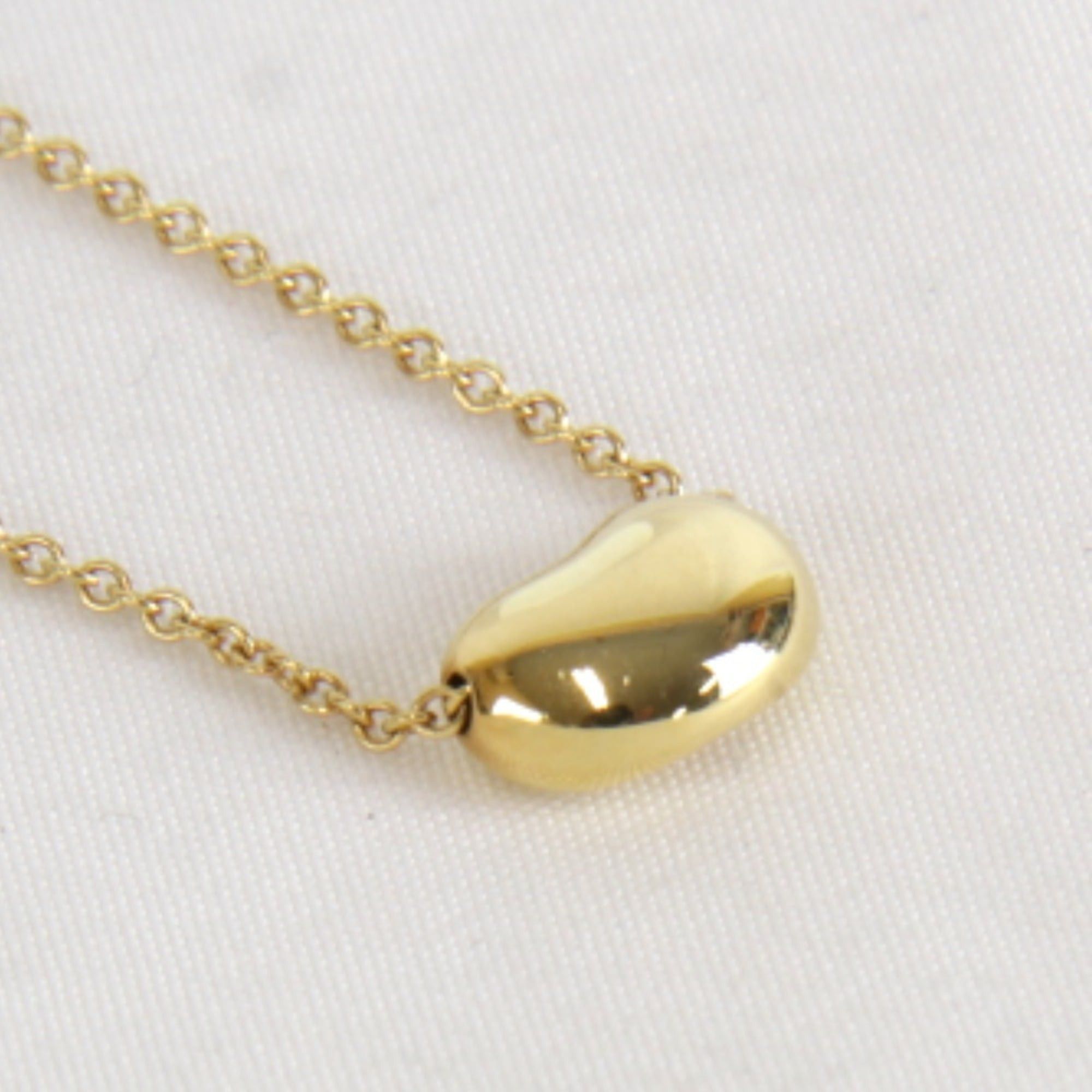 Tiffany & Co. TIFFANY&Co. Au750 Elsa Peretti 18K Bean Necklace 3.6g Size ONE SIZE - 4 Thumbnail