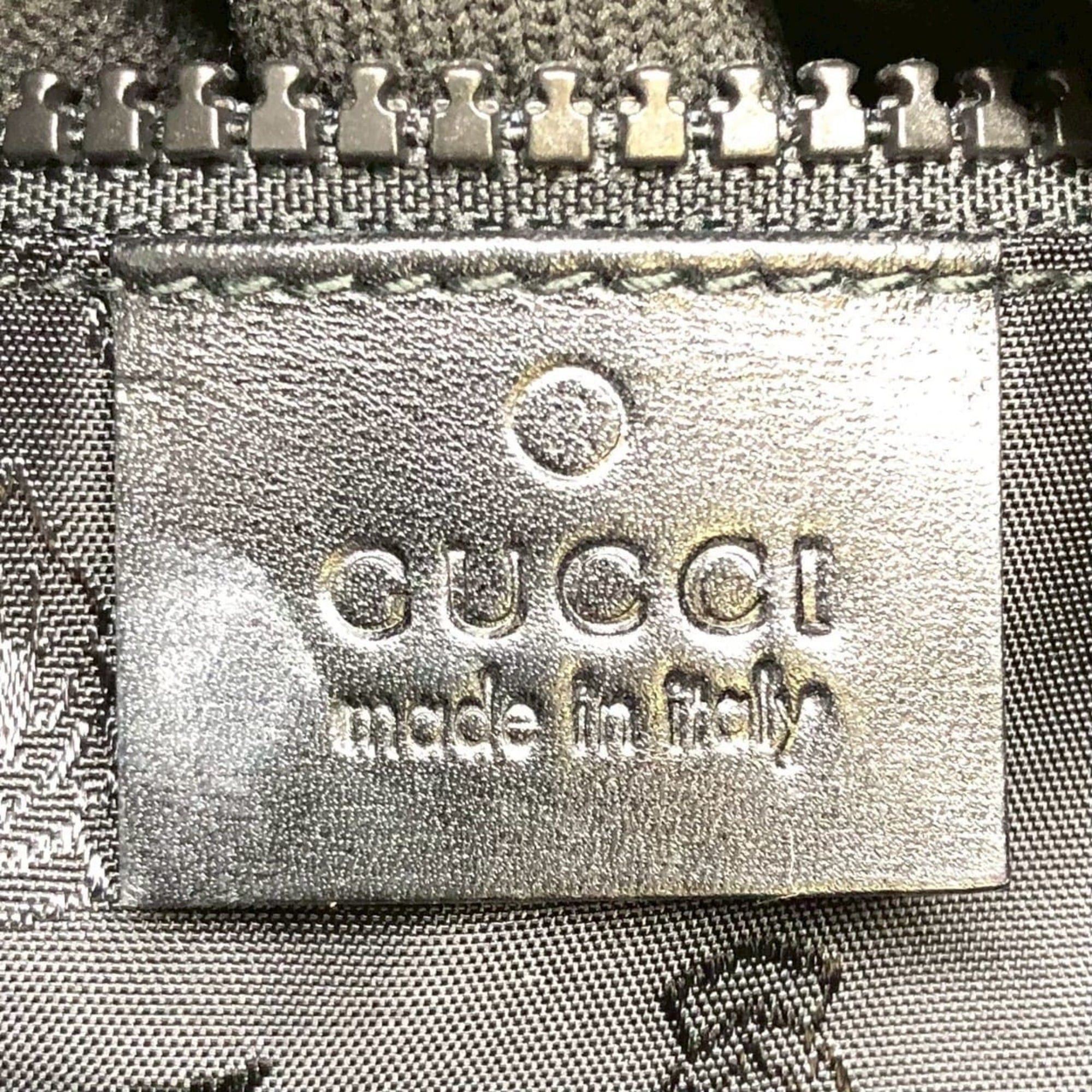 Gucci GUCCI 181093 Crest Shoulder Bag, Enamel Patent Leather, Black, Women's Size ONE SIZE - 10 Thumbnail