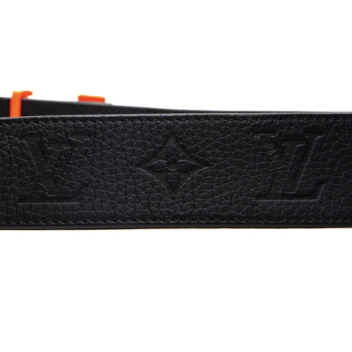 Louis Vuitton Initials Shape Belt Monogram 40MM Absolute Black (Orange Bu Size ONE SIZE - 6 Thumbnail