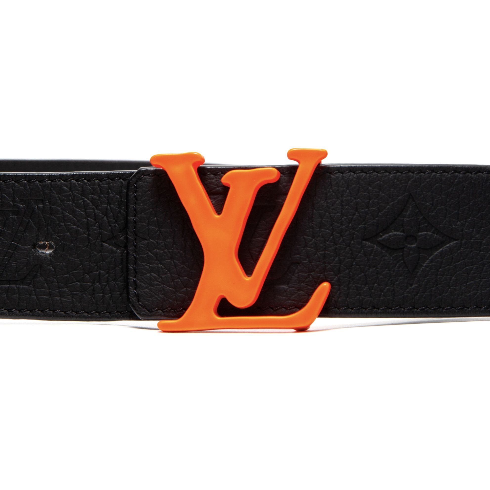 Louis Vuitton Initials Shape Belt Monogram 40MM Absolute Black (Orange Bu Size ONE SIZE - 5 Thumbnail