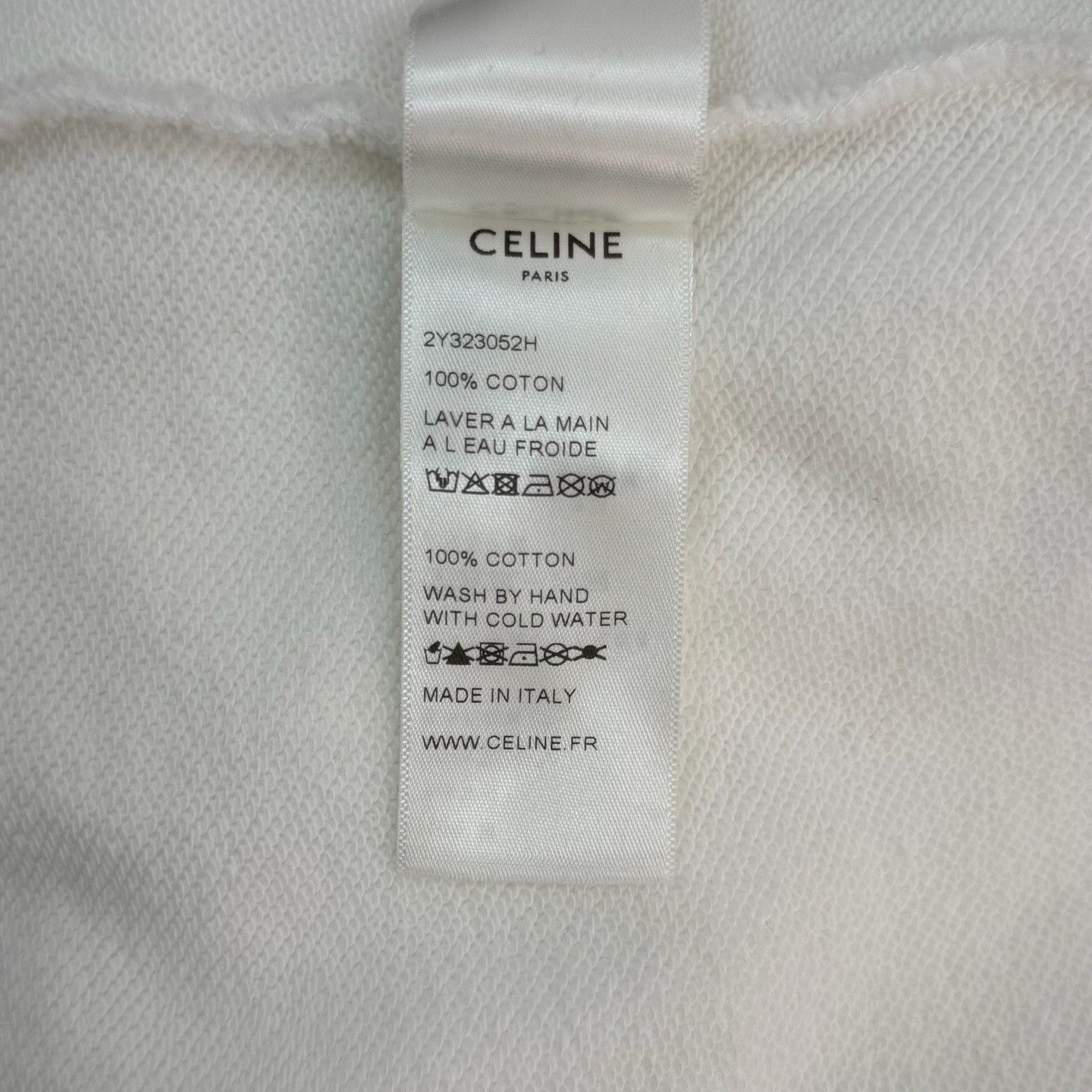 Celine Celine White Logo Hoodie XL Size US XL / EU 56 / 4 - 6 Thumbnail