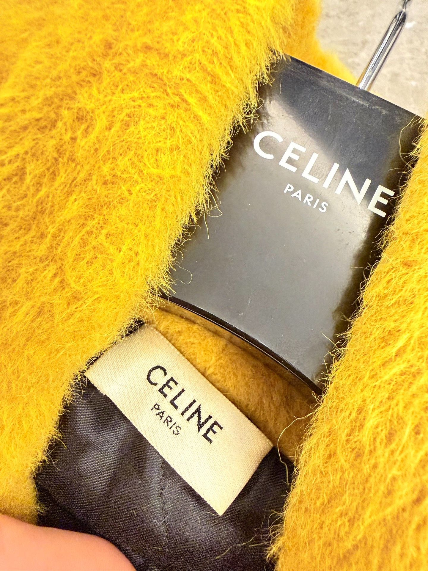 Celine Celine Yellow GD Style Hoodie Size US M / EU 48-50 / 2 - 8 Thumbnail